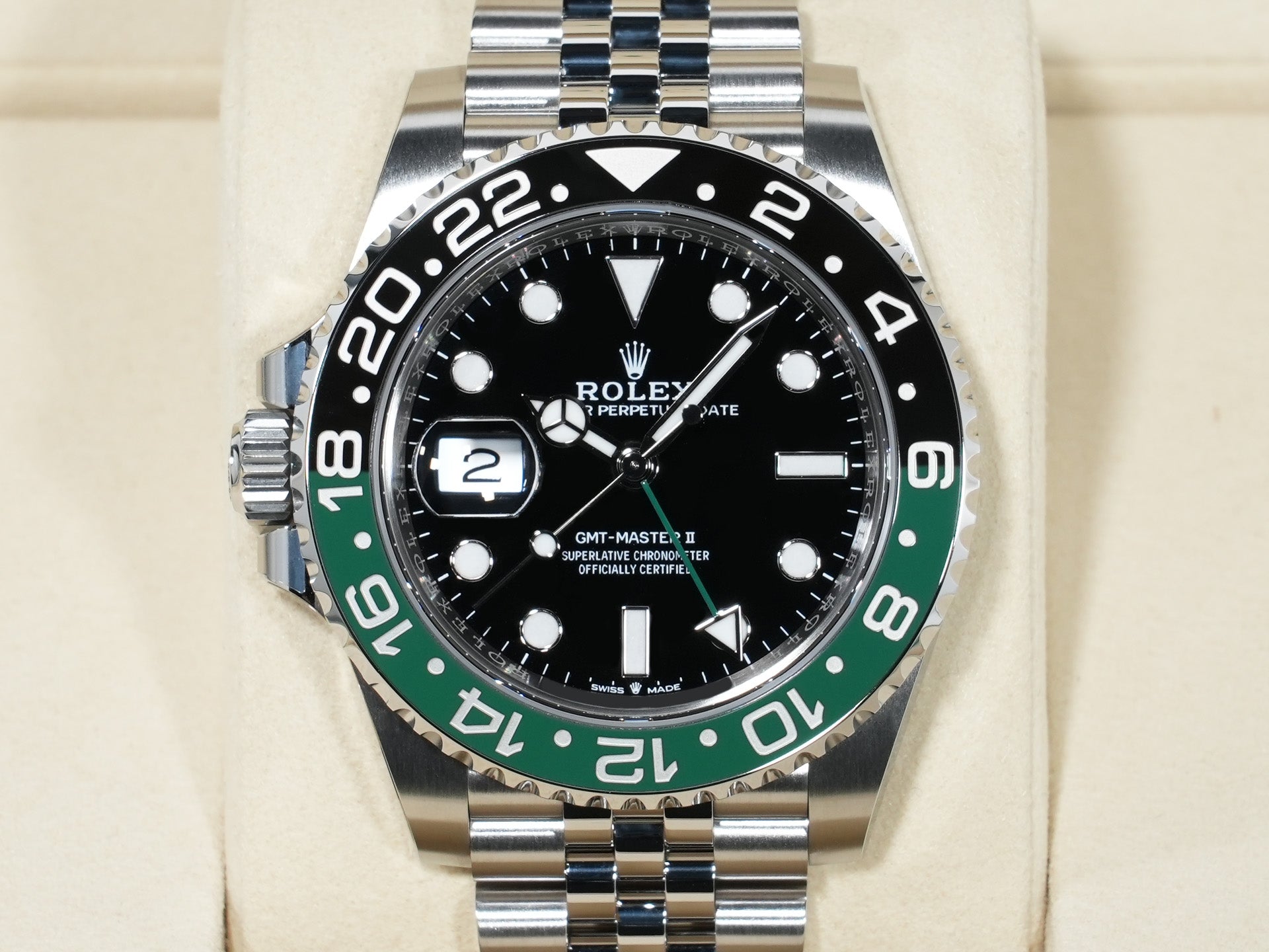ロレックス GMTマスターII Ref.126720VTNR ステンレススチール ブラック文字盤 ジュビリーブレスレット 未使用 gkh84uqp