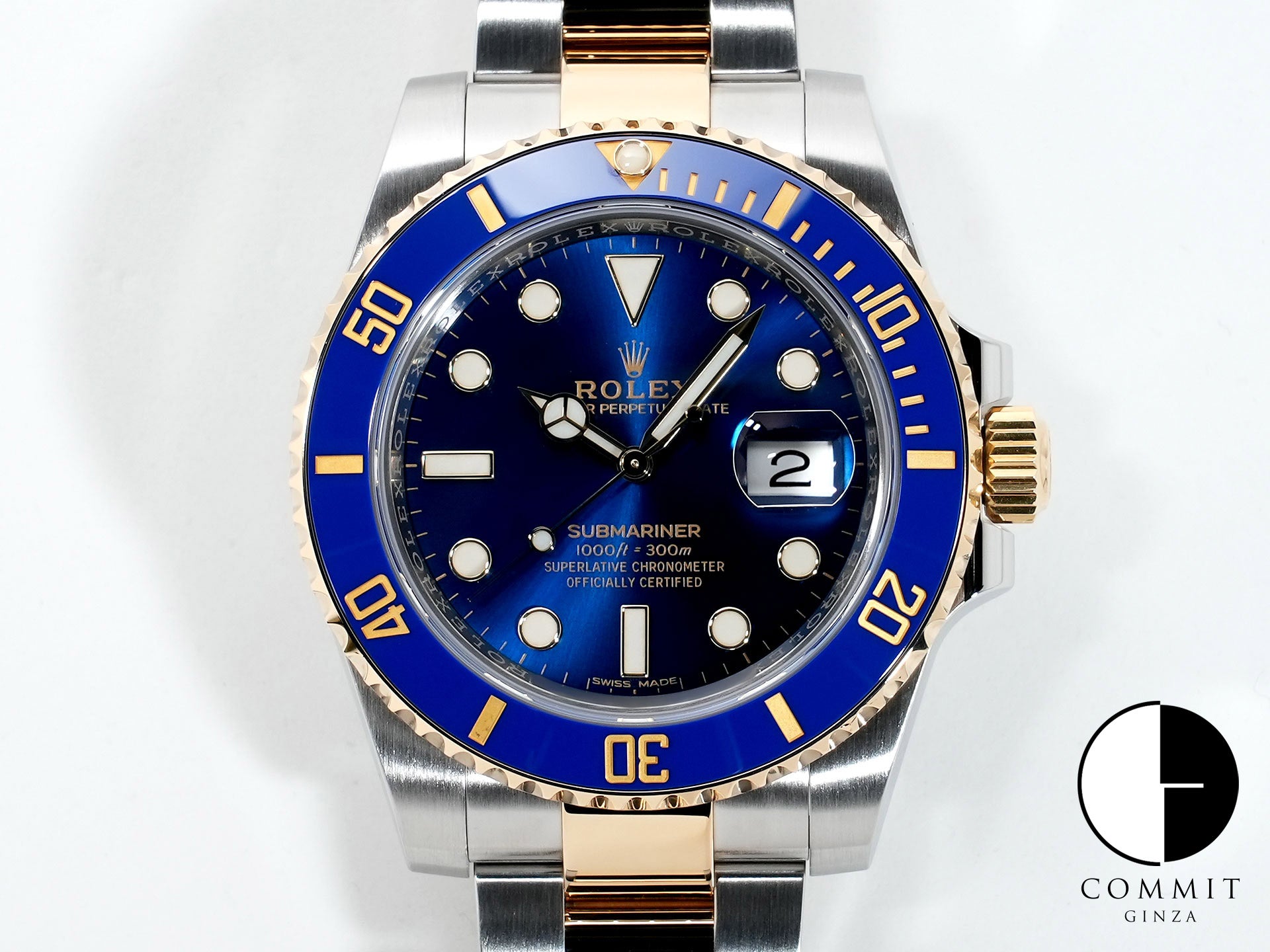 ロレックス サブマリーナー デイト Ref.116613LB ステンレススチール/イエローゴールド ブルー文字盤 美品 ikq88bha