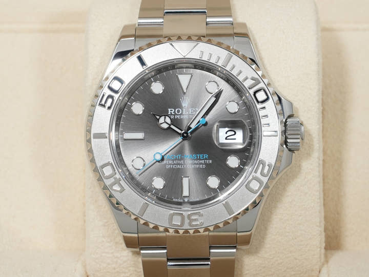ロレックス ヨットマスター40 Ref.126622 ステンレススチール/プラチナ スレート文字盤 美品 jo2ph56z