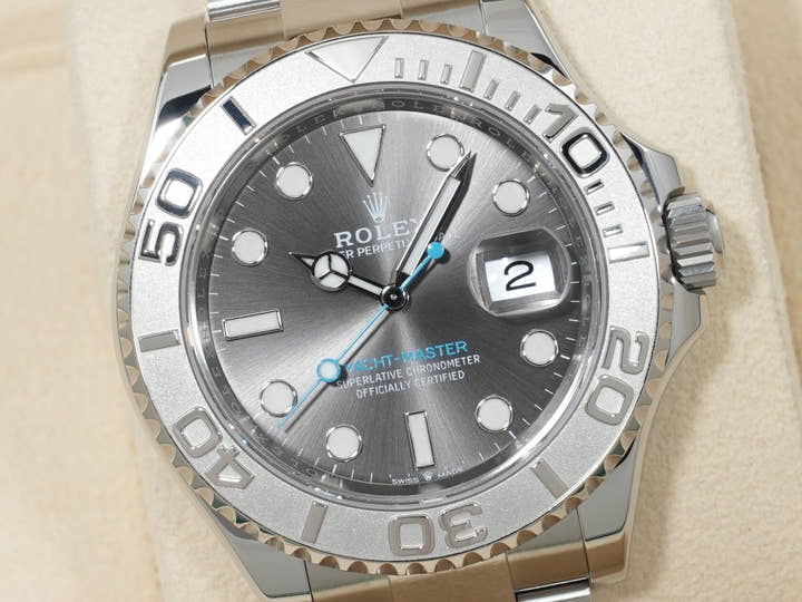 ロレックス ヨットマスター40 Ref.126622 ステンレススチール/プラチナ スレート文字盤 美品 jo2ph56z