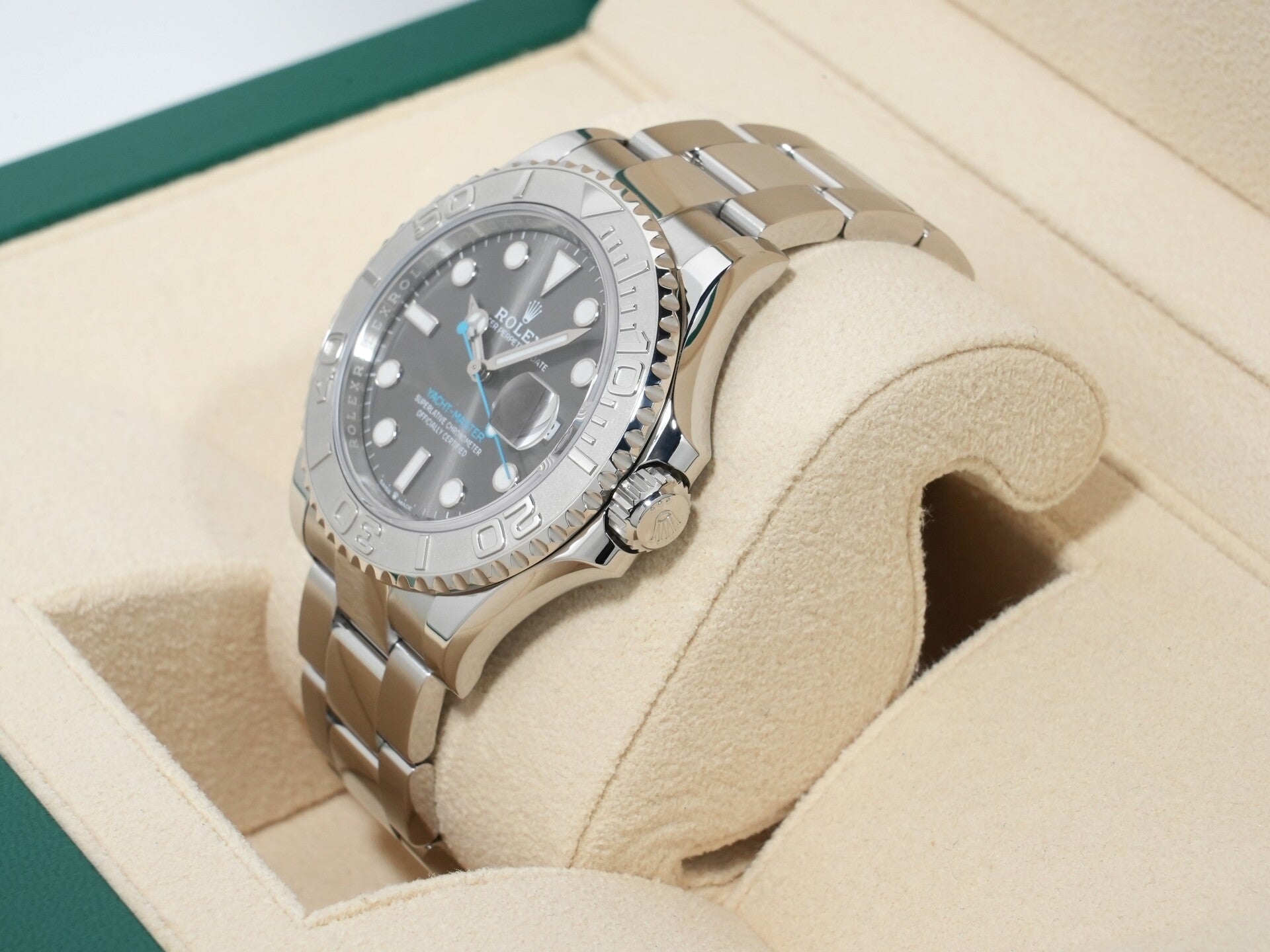 ロレックス ヨットマスター40 Ref.126622 ステンレススチール/プラチナ スレート文字盤 美品 jo2ph56z