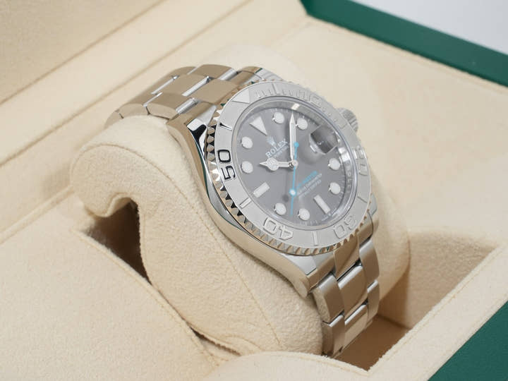 ロレックス ヨットマスター40 Ref.126622 ステンレススチール/プラチナ スレート文字盤 美品 jo2ph56z