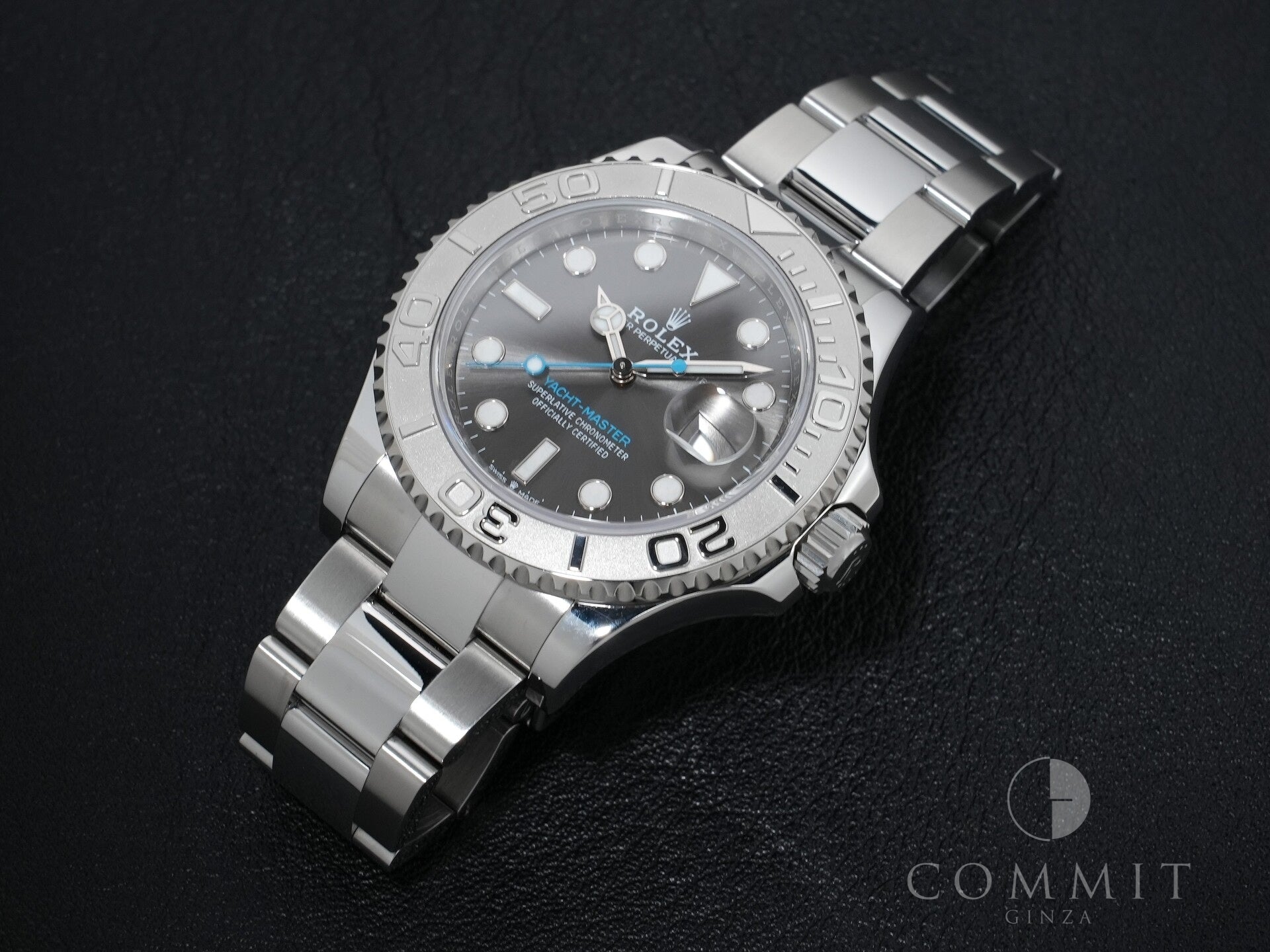 ロレックス ヨットマスター40 Ref.126622 ステンレススチール/プラチナ スレート文字盤 美品 jo2ph56z