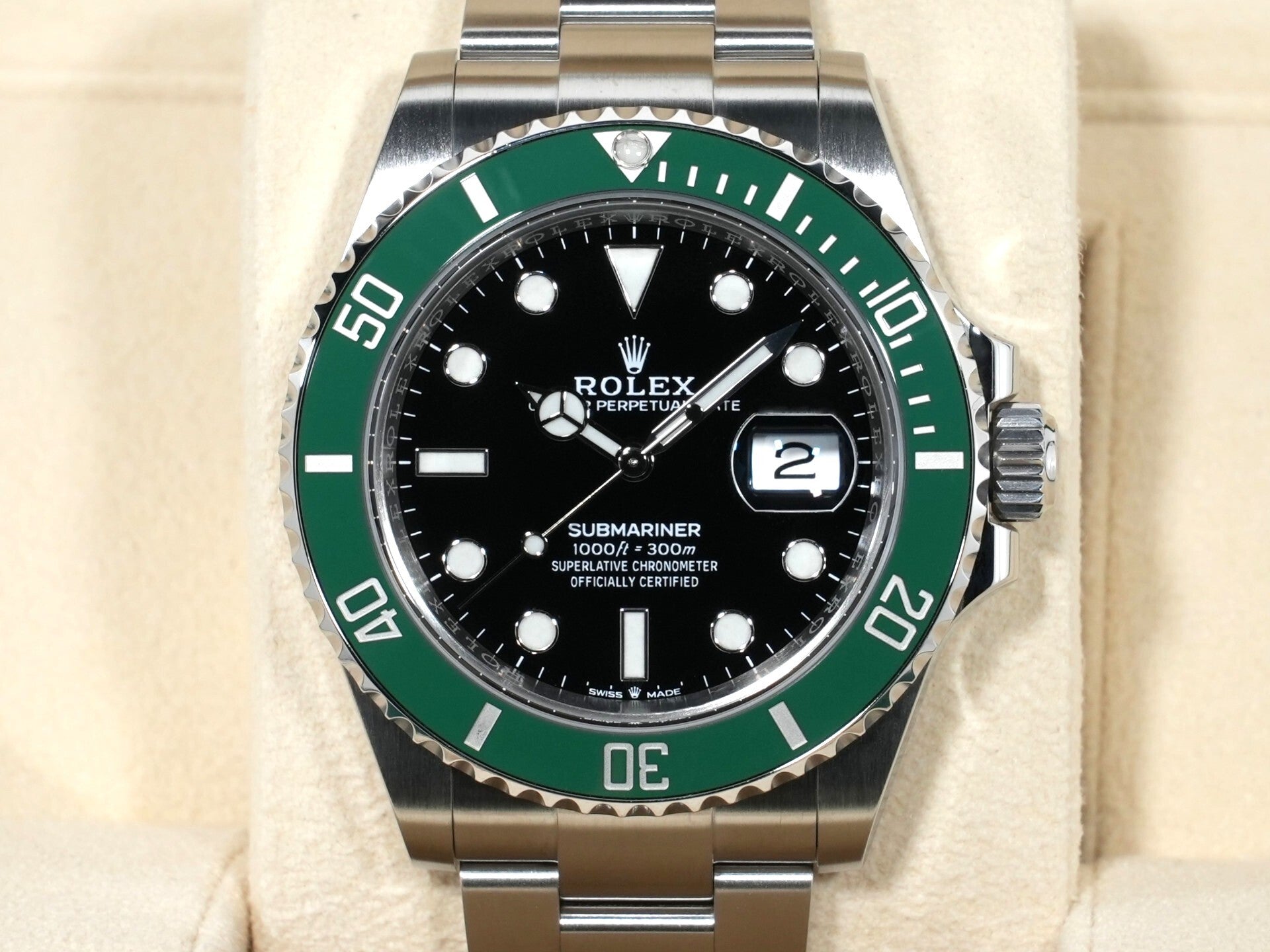 ロレックス サブマリーナー デイト Ref.126610LV ステンレススチール ブラック文字盤 美品 zjaypx4r