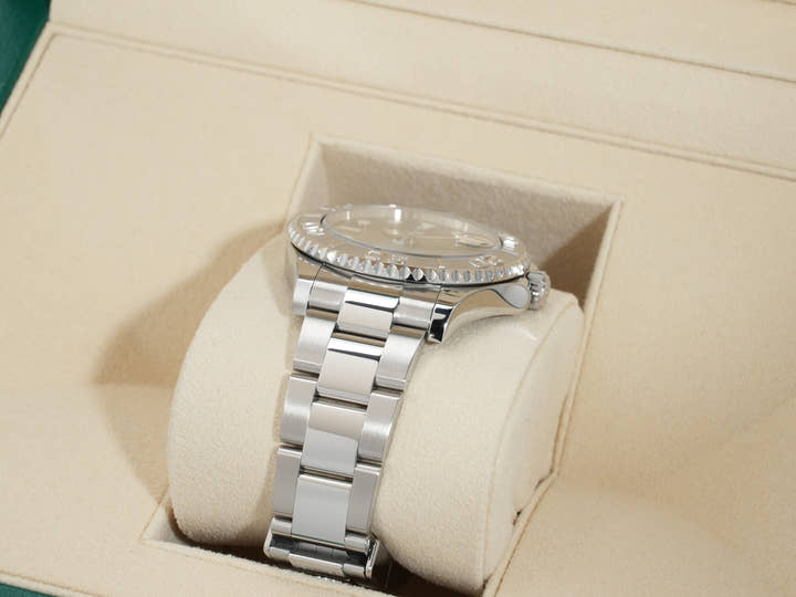 Rolex Yacht-Master 37 Ref. 268622 Stainless Steel/Platinum Slate Dial Excellent Condition ffywv8p4