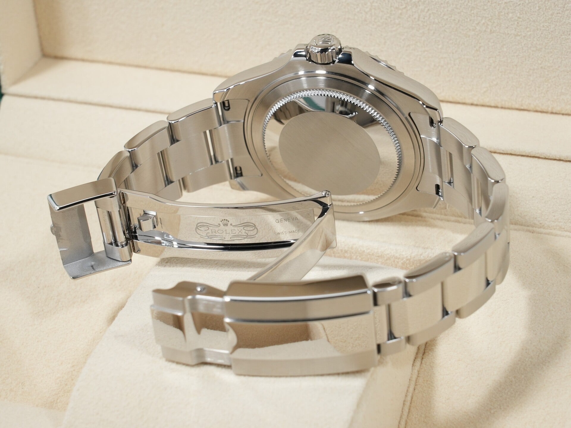 Rolex Yacht-Master 37 Ref. 268622 Stainless Steel/Platinum Slate Dial Excellent Condition ffywv8p4