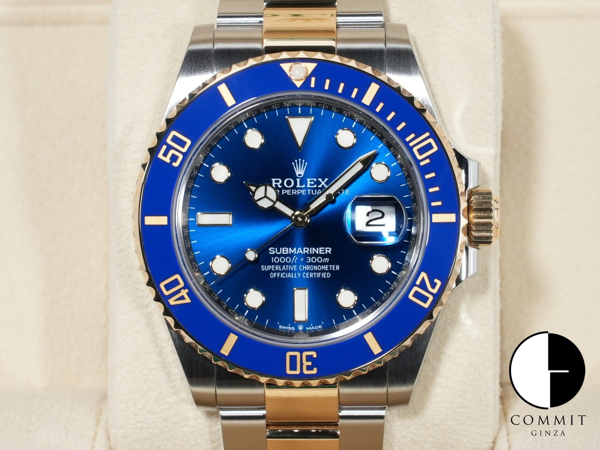 ロレックス サブマリーナー デイト Ref.126613LB ステンレススチール/イエローゴールド ブルー文字盤 美品 dczmnkoj