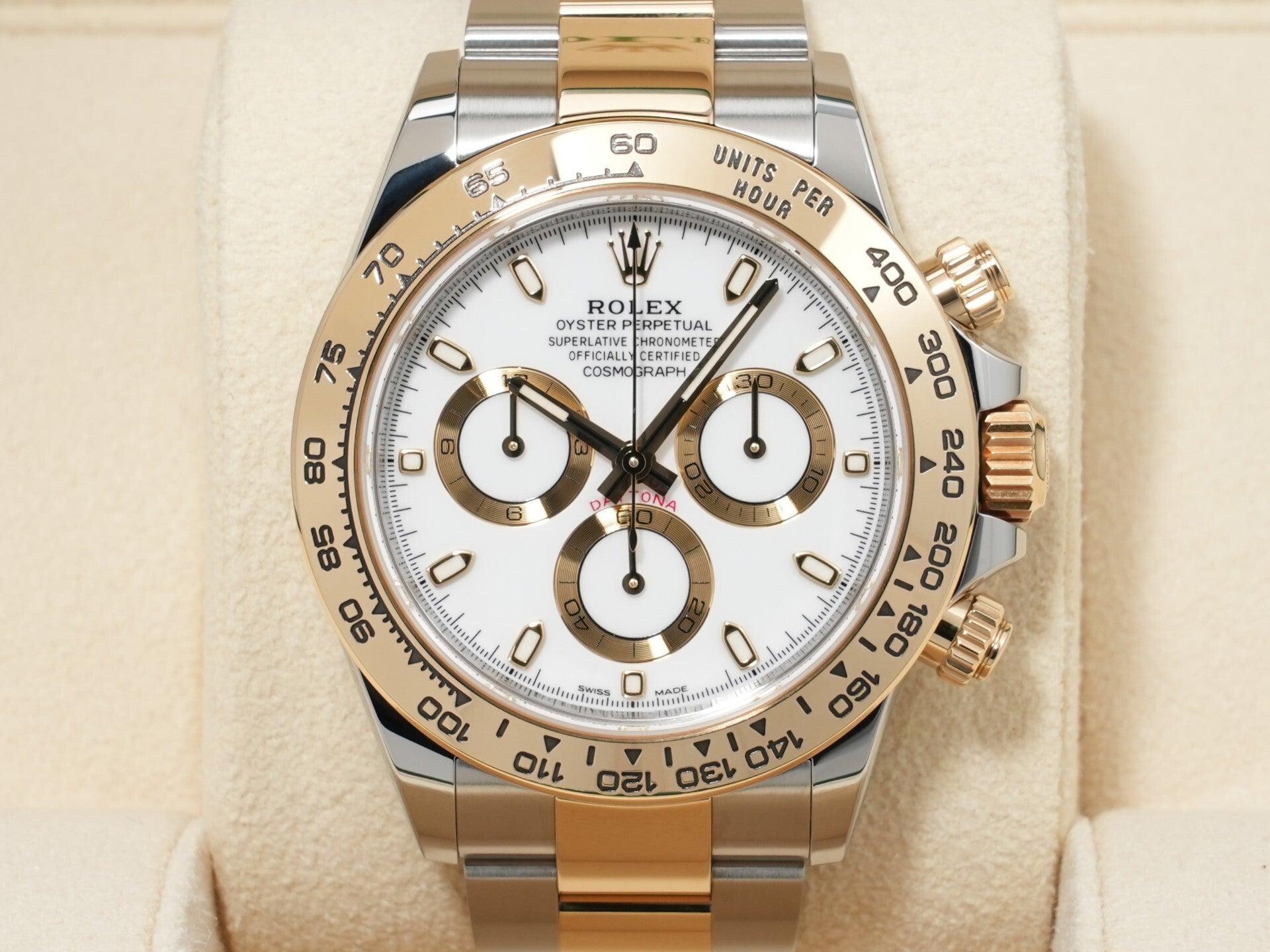 ロレックス デイトナ Ref.116503 ステンレススチール/イエローゴールド ホワイト文字盤 美品 3xdyuyvj