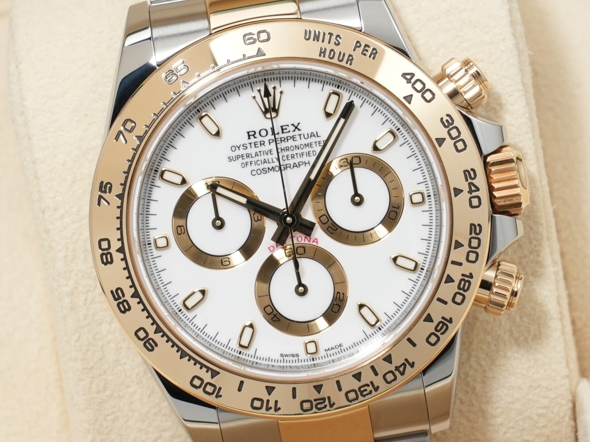 ロレックス デイトナ Ref.116503 ステンレススチール/イエローゴールド ホワイト文字盤 美品 3xdyuyvj