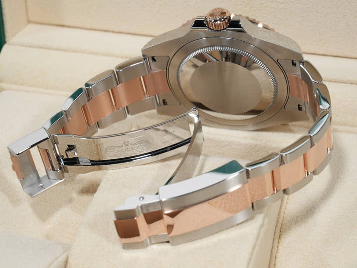 ロレックス GMTマスターII Ref.126711CHNR ステンレススチール/エバーローズゴールド ブラック文字盤 オイスターブレスレット 美中古 i33gkcka