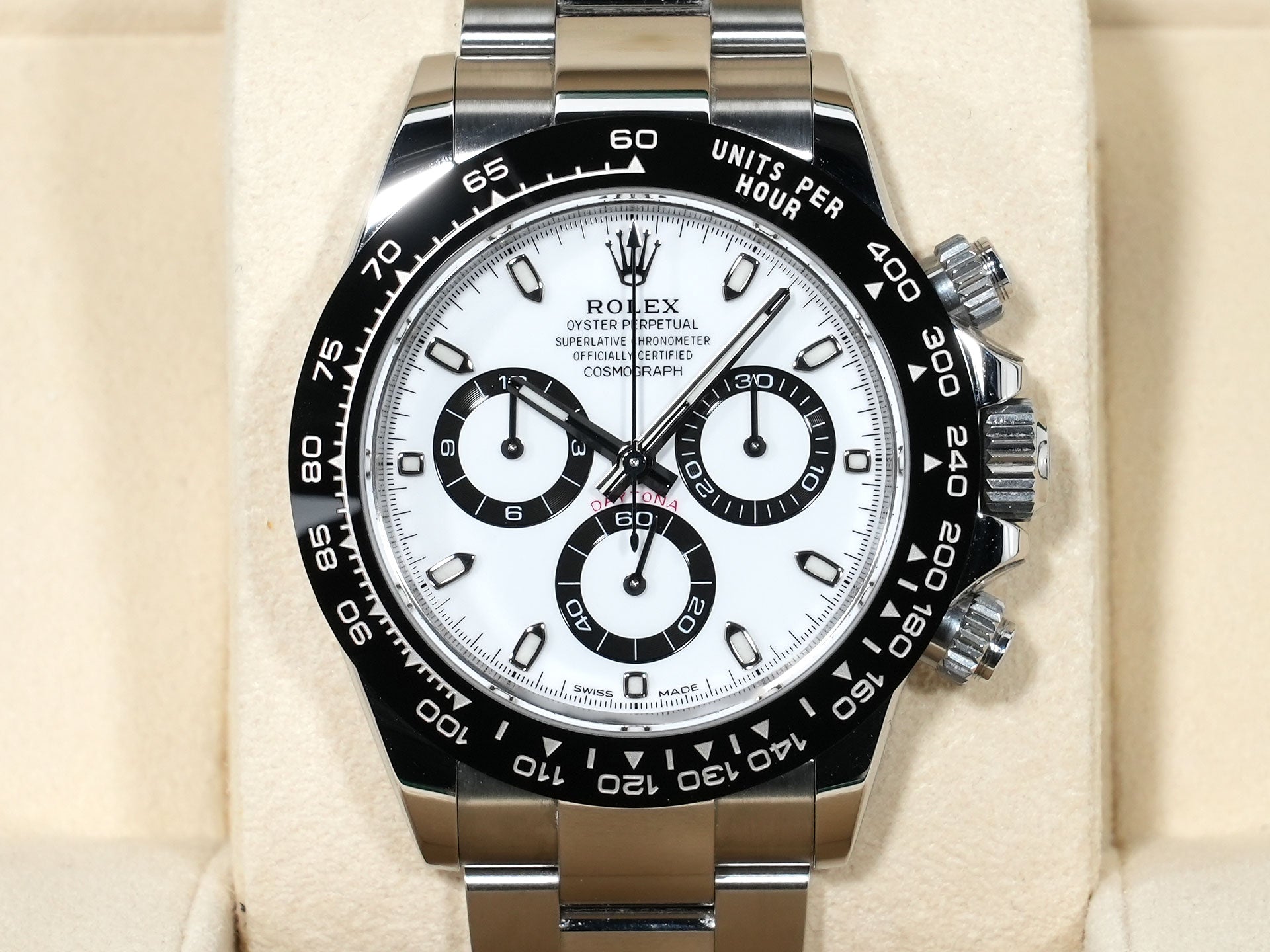 ロレックス デイトナ Ref.116500LN ステンレススチール ホワイト文字盤 美中古 sd7rucdd