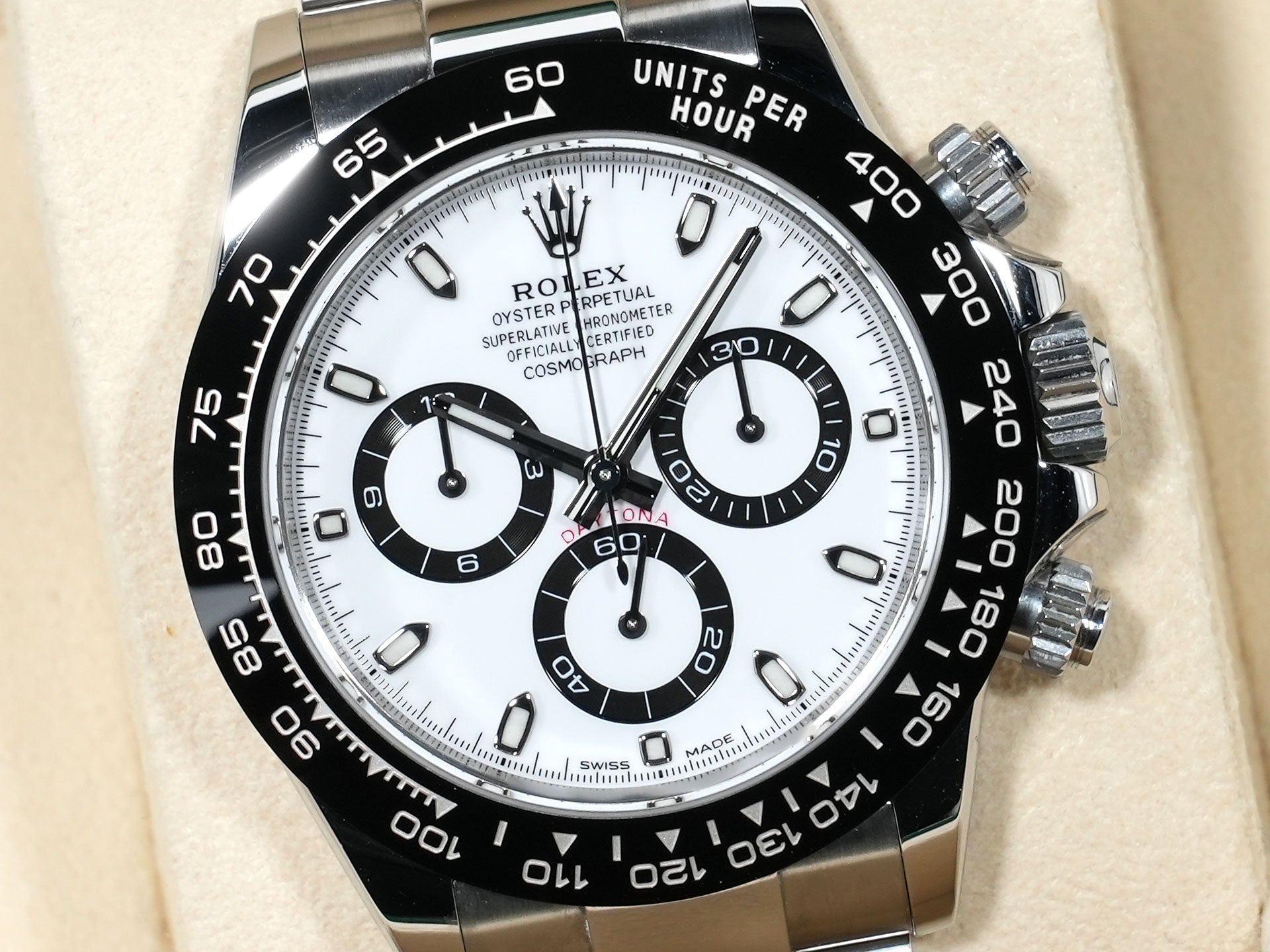 ロレックス デイトナ Ref.116500LN ステンレススチール ホワイト文字盤 美中古 sd7rucdd