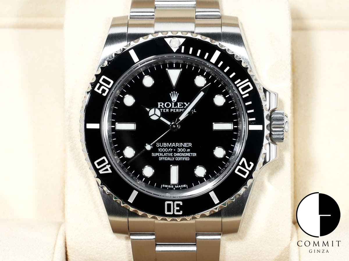 ロレックス サブマリーナー ノンデイト Ref.114060 ステンレススチール ブラック文字盤 美中古 ringfo9m