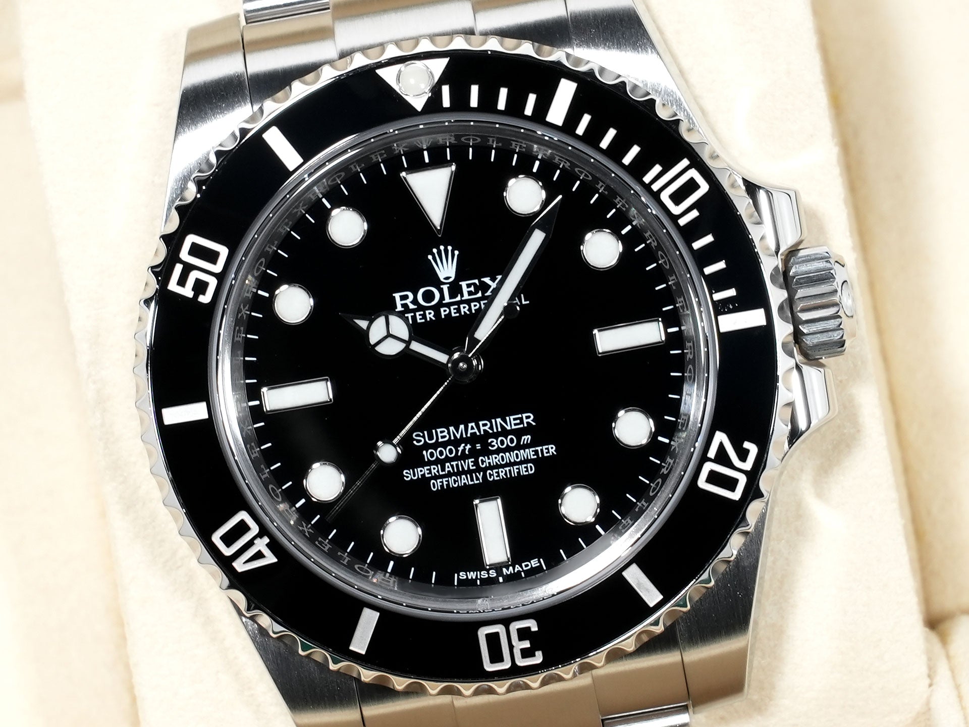 ロレックス サブマリーナー ノンデイト Ref.114060 ステンレススチール ブラック文字盤 美中古 ringfo9m