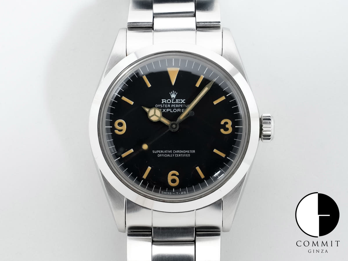 Rolex Explorer I Ref. 1016 Stainless Steel Black Dial Pre-owned 8h4merhz