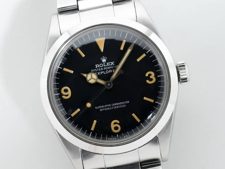 Rolex Explorer I Ref. 1016 Stainless Steel Black Dial Pre-owned 8h4merhz