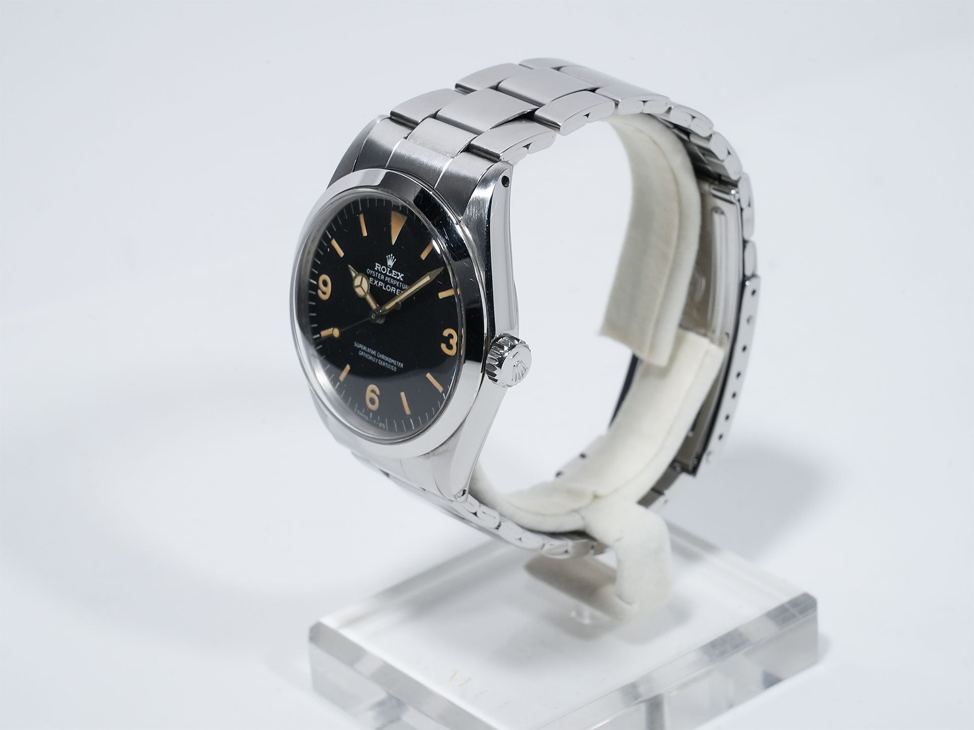 Rolex Explorer I Ref. 1016 Stainless Steel Black Dial Pre-owned 8h4merhz