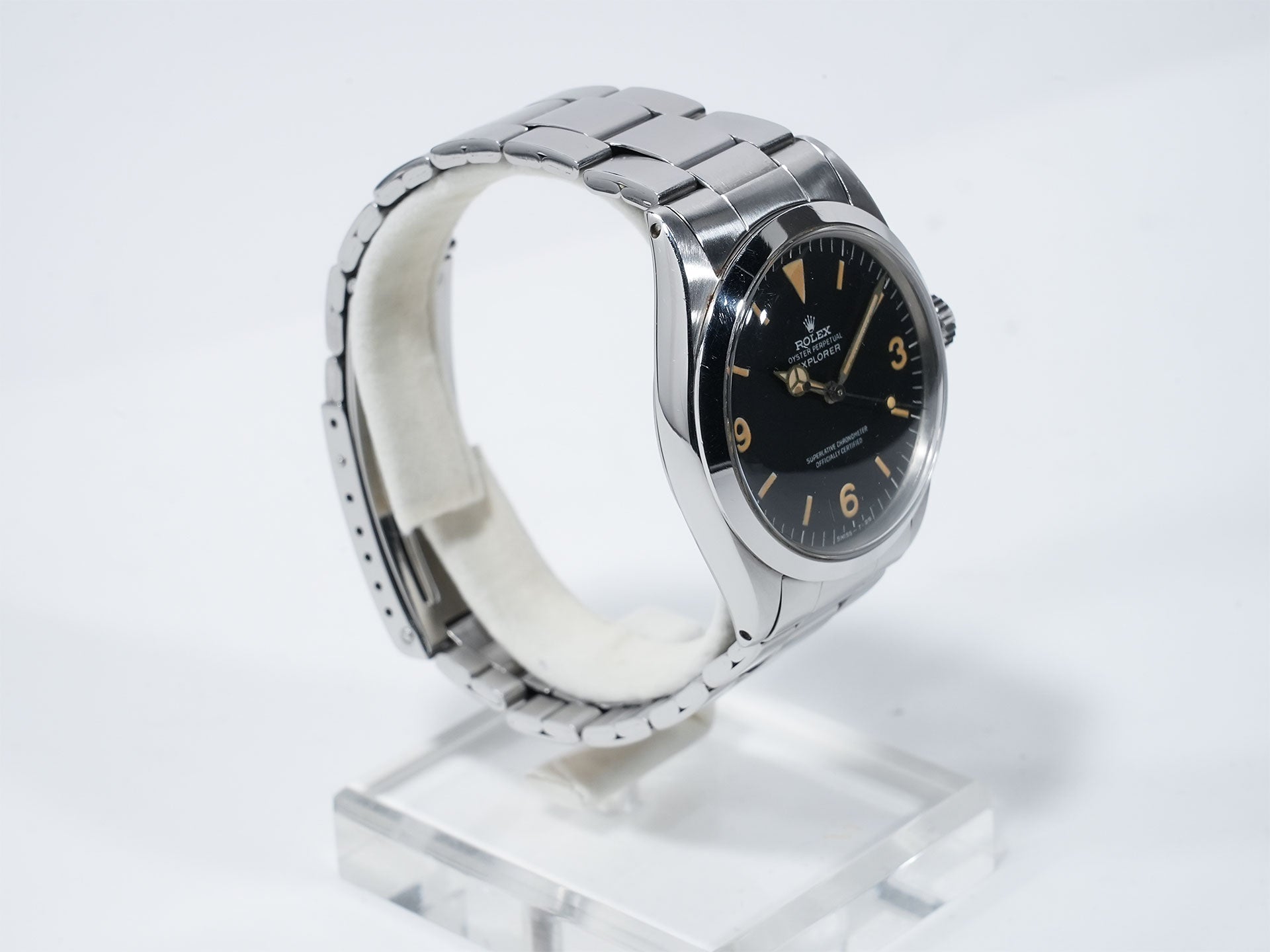 Rolex Explorer I Ref. 1016 Stainless Steel Black Dial Pre-owned 8h4merhz