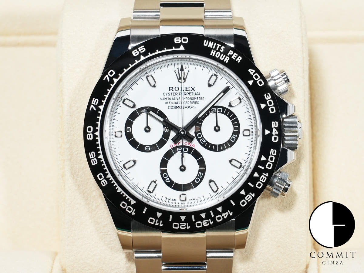 ロレックス デイトナ Ref.116500LN ステンレススチール ホワイト文字盤 未使用 8rab9ynz