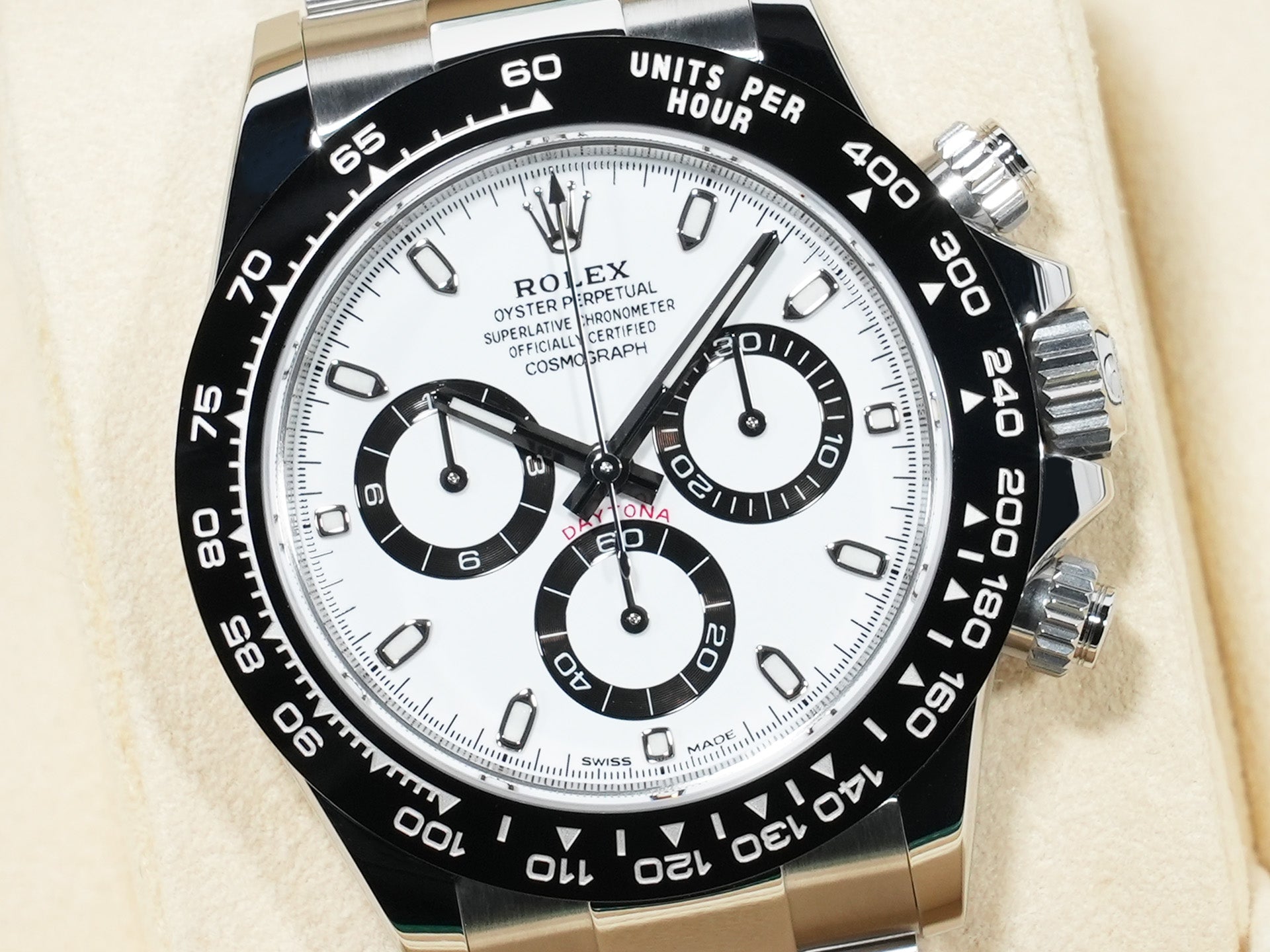 ロレックス デイトナ Ref.116500LN ステンレススチール ホワイト文字盤 未使用 8rab9ynz