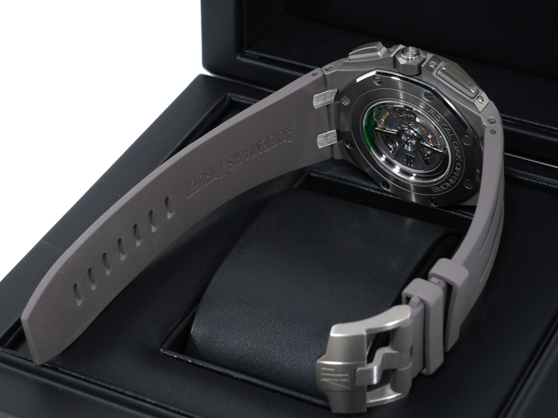 オーデマピゲ ロイヤルオーク オフショア クロノグラフ Ref.26405CG.OO.A004CA.01 セラミック グレーxブルー文字盤 美品 8ptsvypa