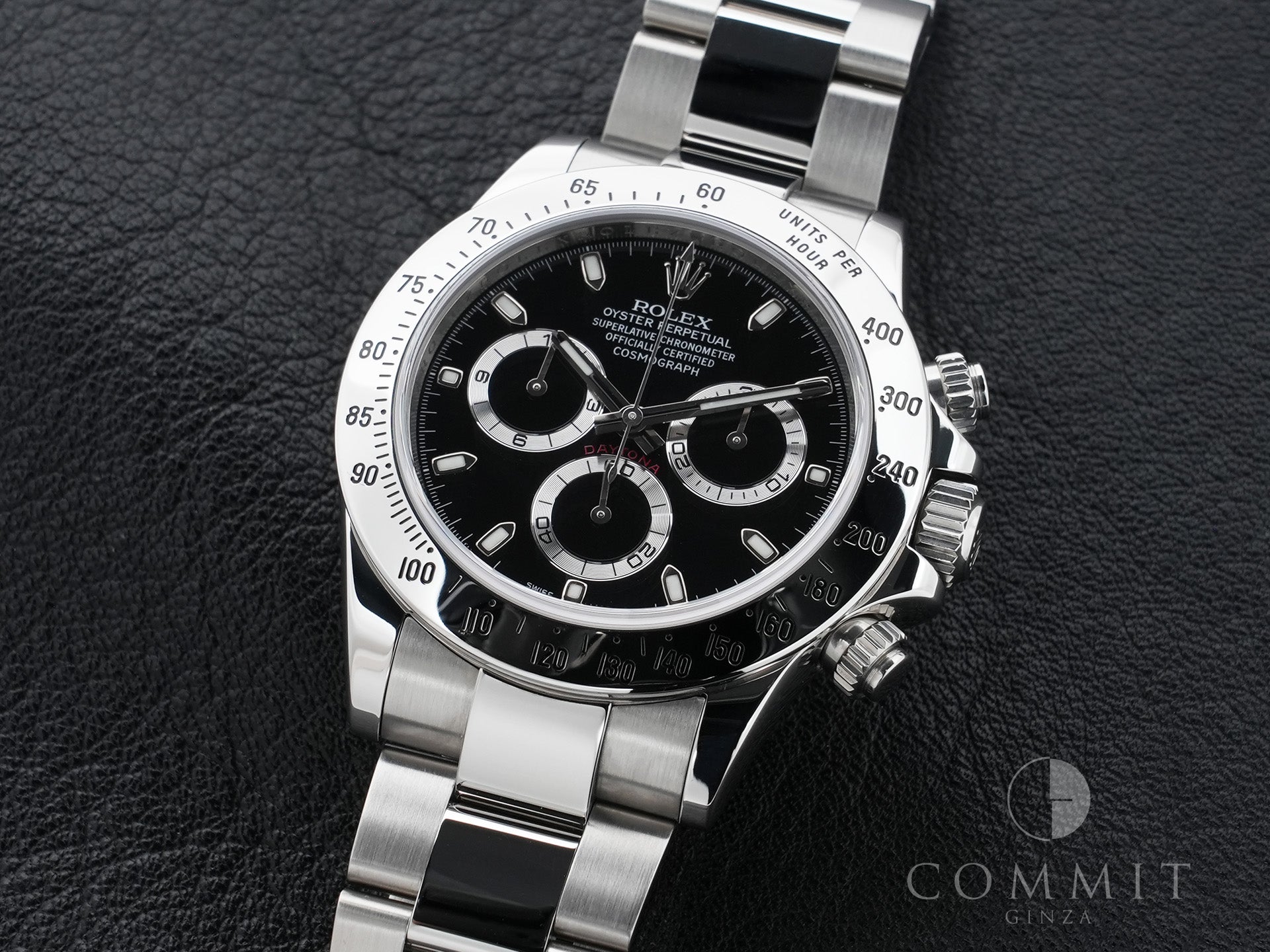 Rolex Daytona Ref. 116520 Stainless Steel Black Dial Excellent Condition 7wtz23ik