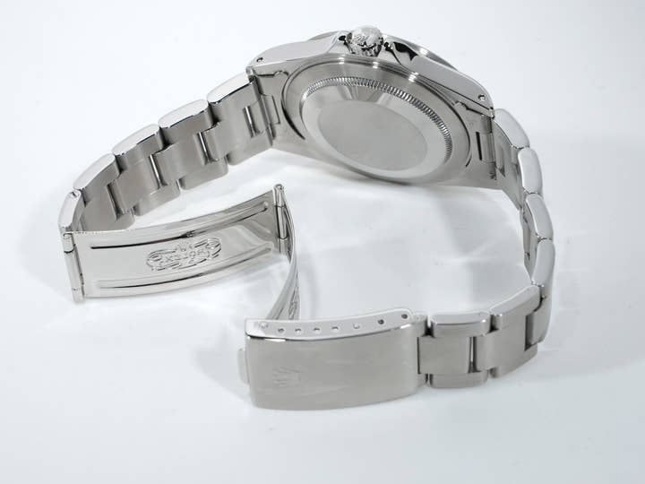 ロレックス エクスプローラーII Ref.16570 ステンレススチール ブラック文字盤 オイスターブレスレット 美中古 fucf549r