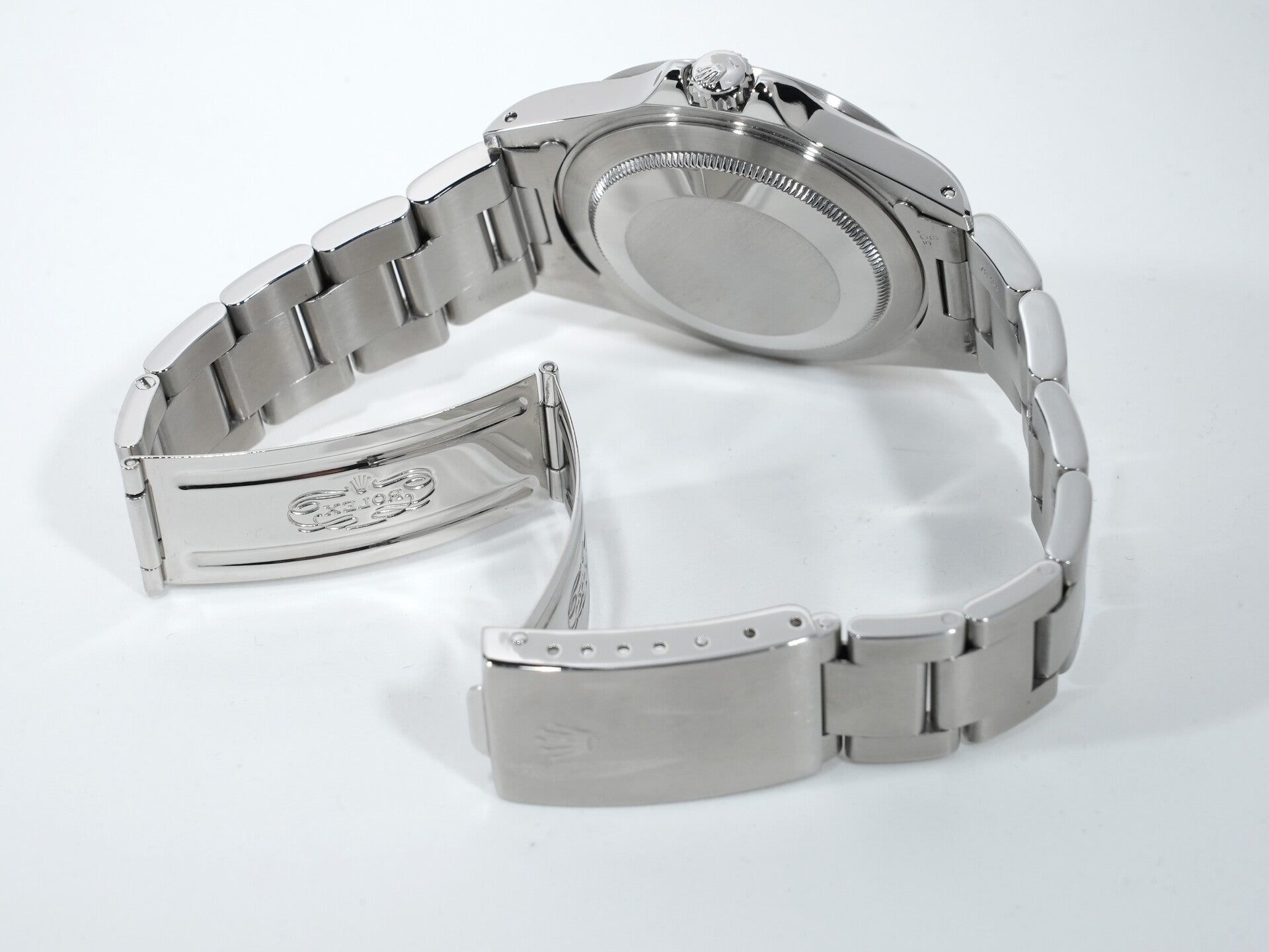 ロレックス エクスプローラーII Ref.16570 ステンレススチール ブラック文字盤 オイスターブレスレット 美中古 fucf549r