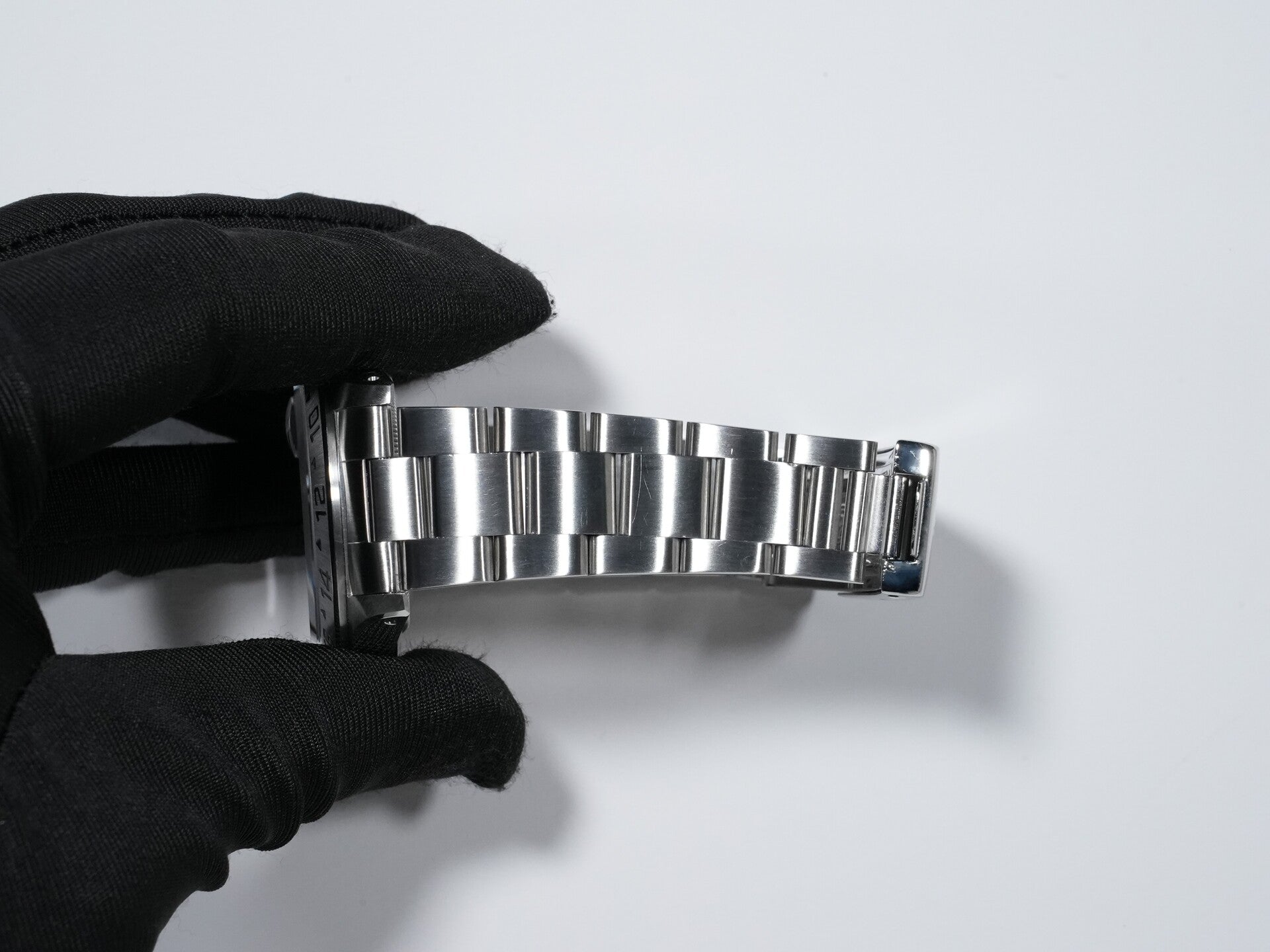 ロレックス エクスプローラーII Ref.16570 ステンレススチール ブラック文字盤 オイスターブレスレット 美中古 fucf549r