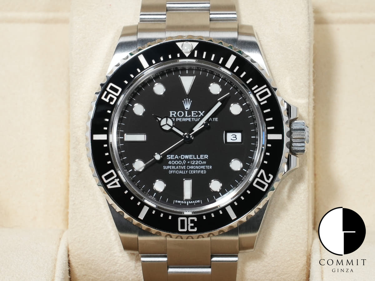ロレックス シードゥエラー 4000 Ref.116600 ステンレススチール ブラック文字盤 中古 vcmsv66i