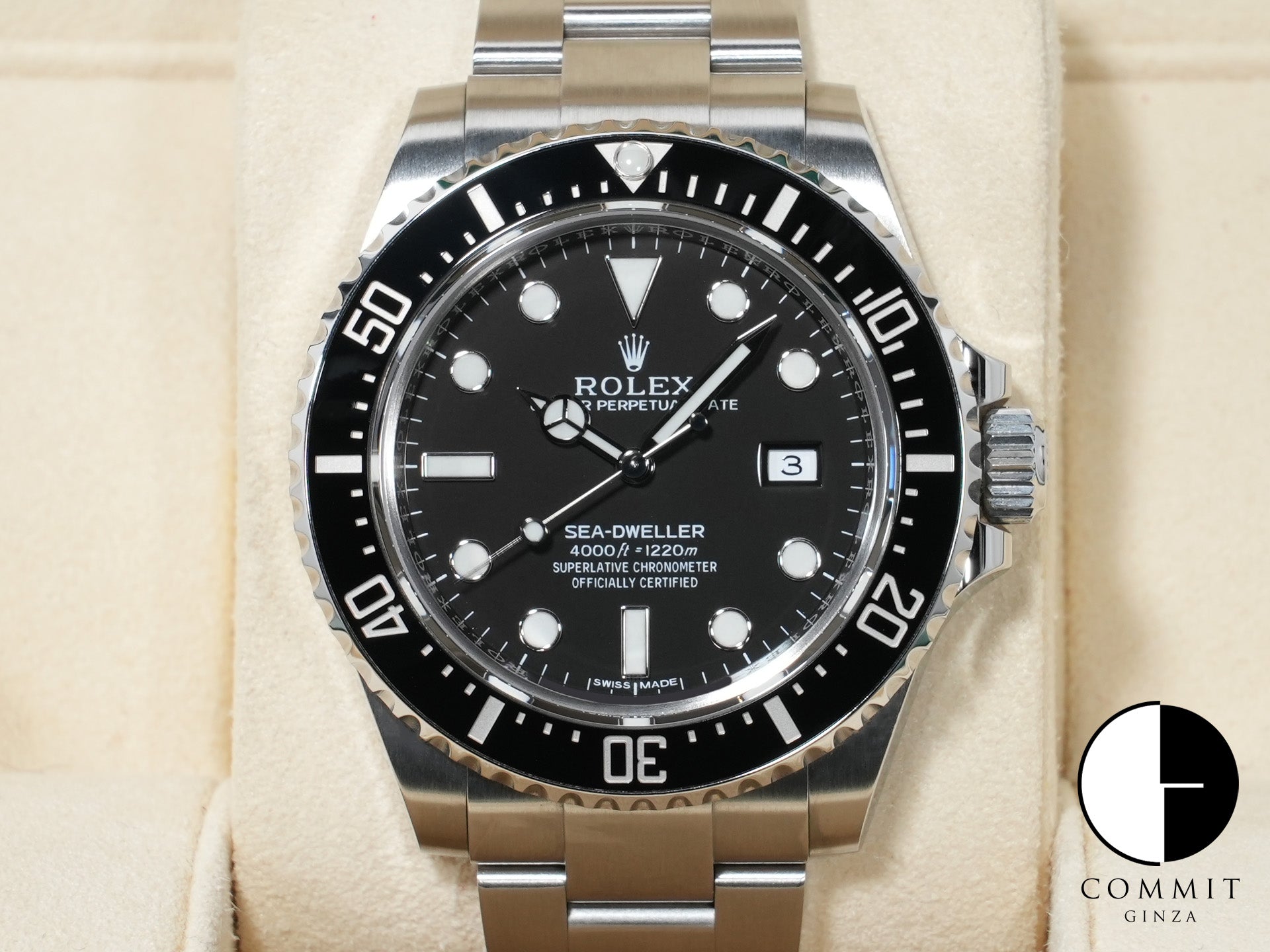 ロレックス シードゥエラー 4000 Ref.116600 ステンレススチール ブラック文字盤 中古 vcmsv66i