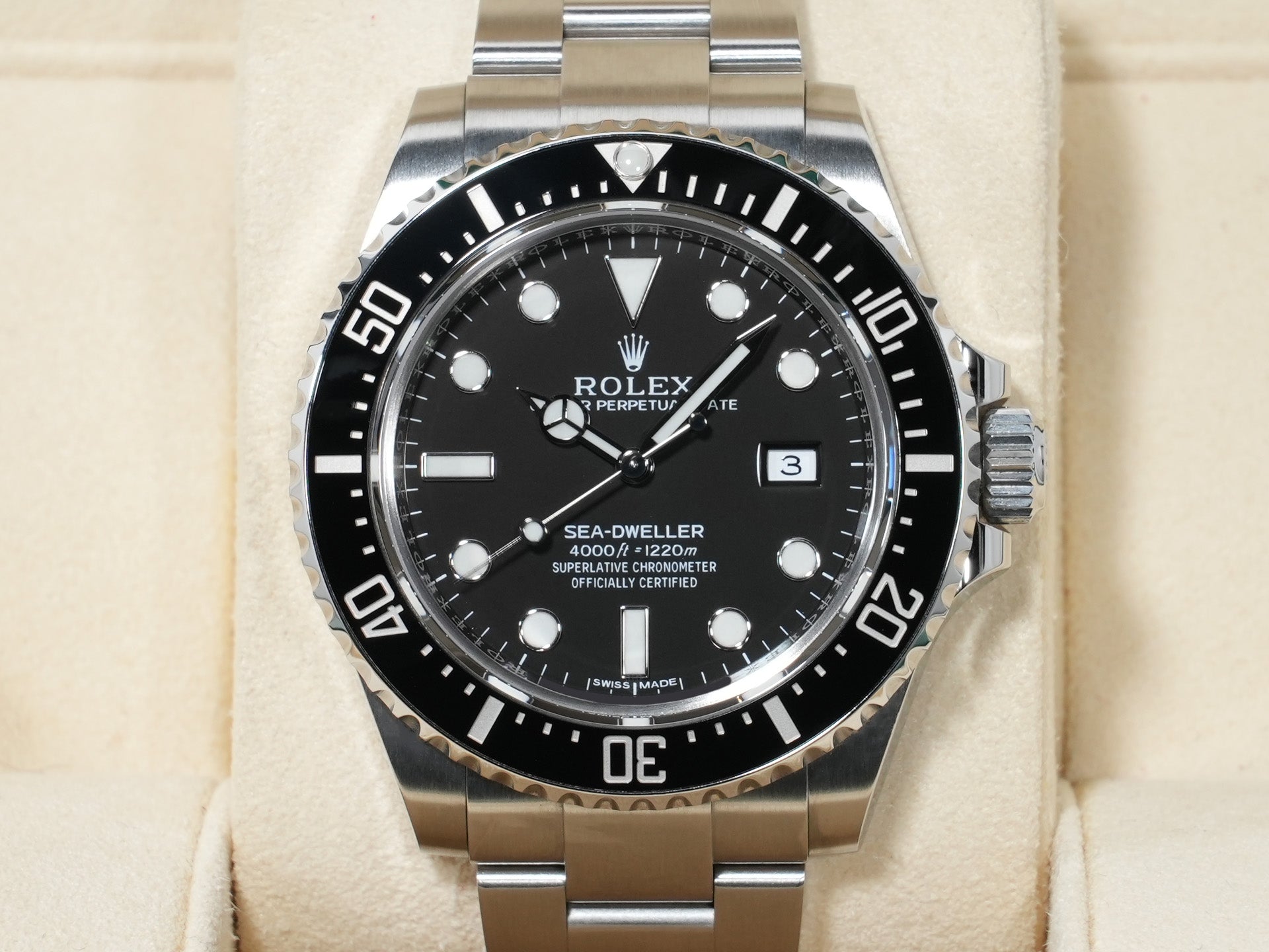 ロレックス シードゥエラー 4000 Ref.116600 ステンレススチール ブラック文字盤 中古 vcmsv66i