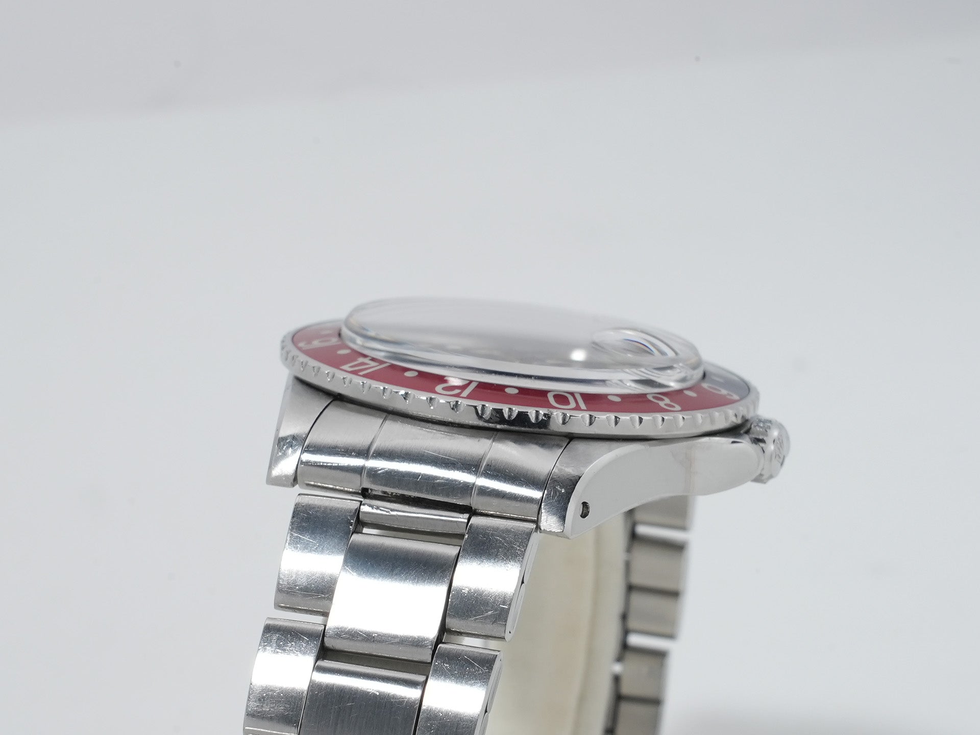 ロレックス GMTマスター Ref.1675 ステンレススチール ブラック文字盤 オイスターブレスレット 中古 kwnjg8zj