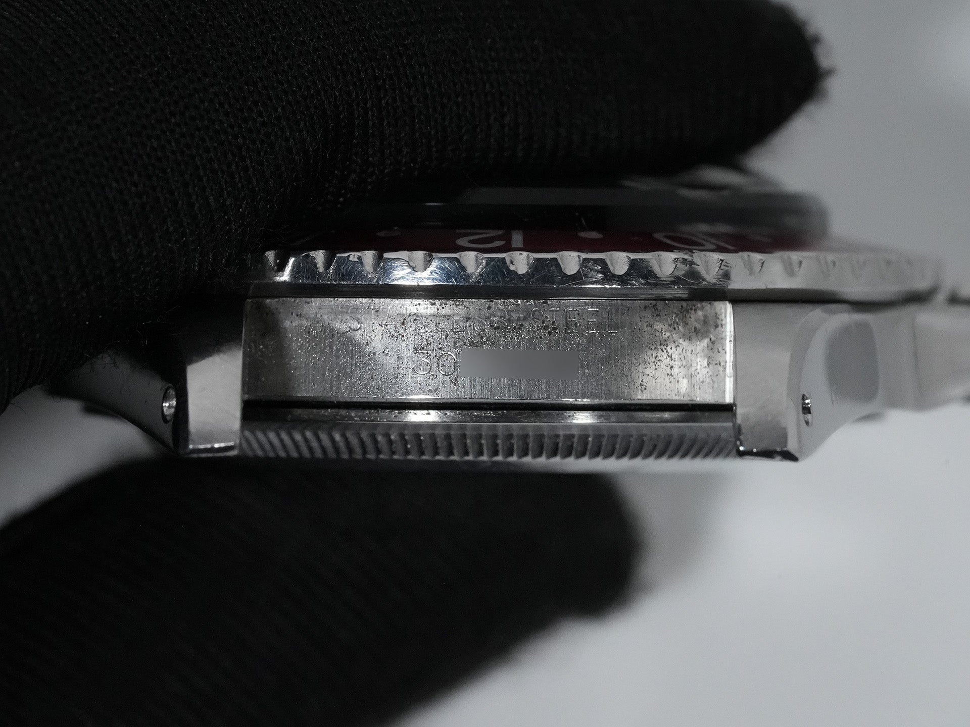 ロレックス GMTマスター Ref.1675 ステンレススチール ブラック文字盤 オイスターブレスレット 中古 kwnjg8zj