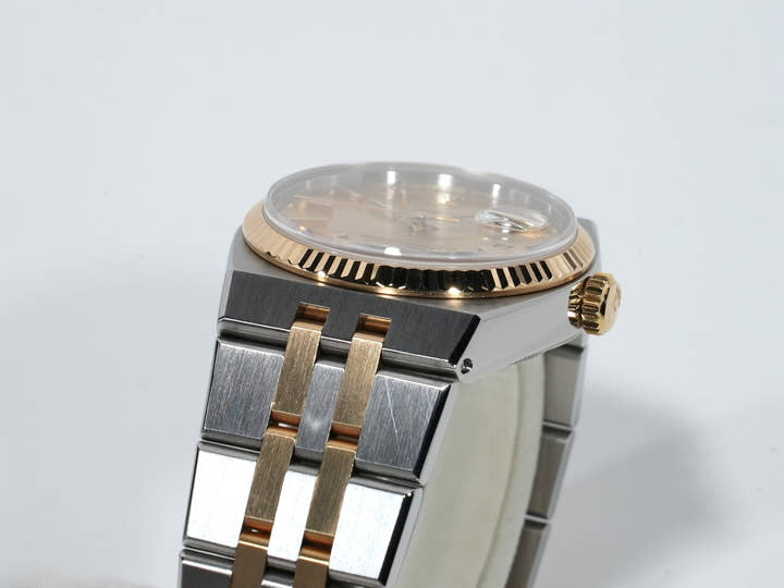 ロレックス デイトジャスト オイスタークォーツ Ref.17013 ステンレススチール/イエローゴールド シャンパン文字盤 オイスターブレスレット 中古 pan5vc7j
