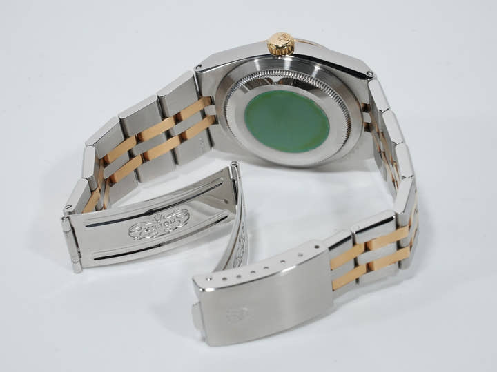 ロレックス デイトジャスト オイスタークォーツ Ref.17013 ステンレススチール/イエローゴールド シャンパン文字盤 オイスターブレスレット 中古 pan5vc7j