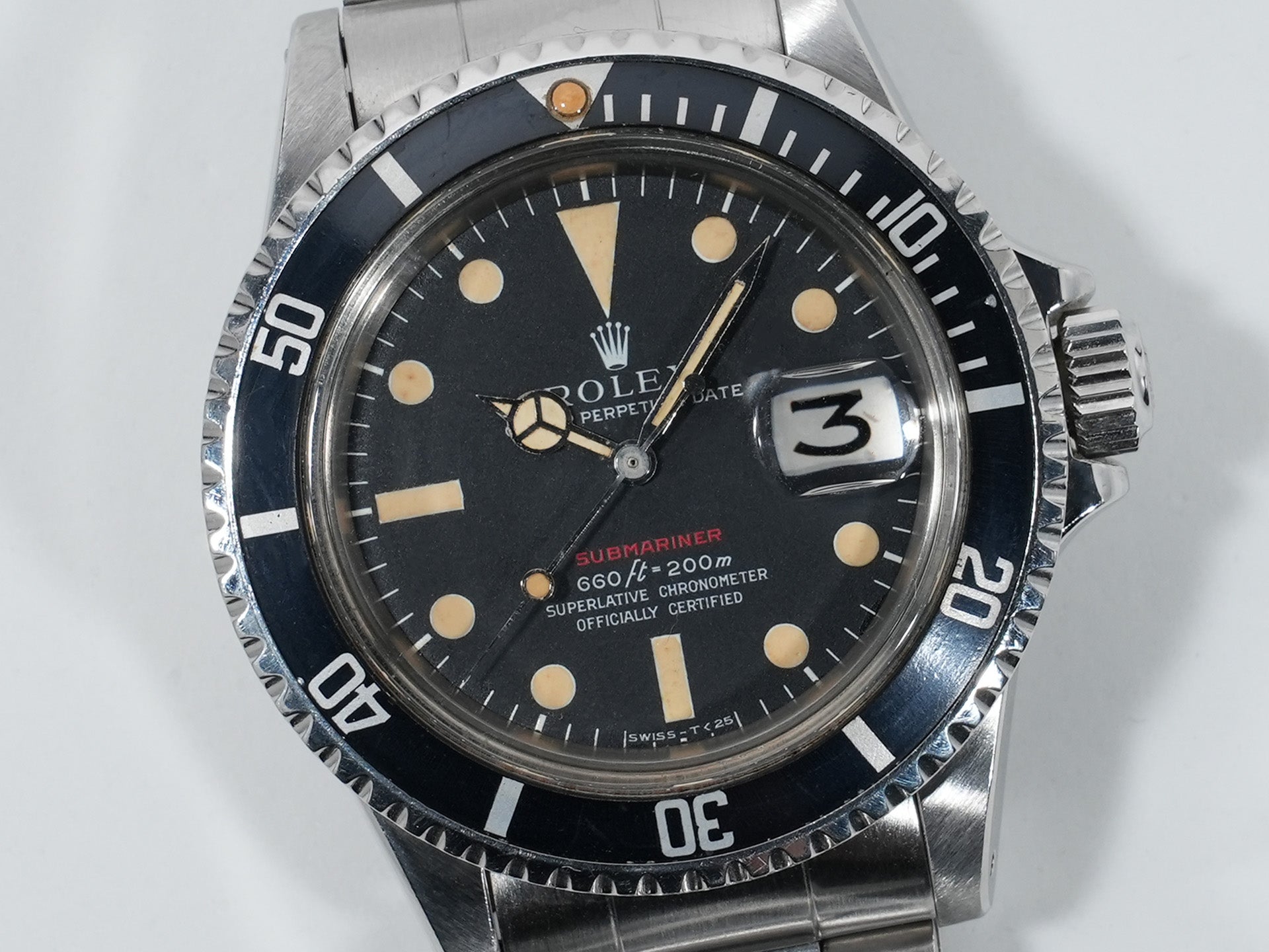 Rolex Submariner Date Ref. 1680 Stainless Steel Black Dial Pre-owned nvhz753k