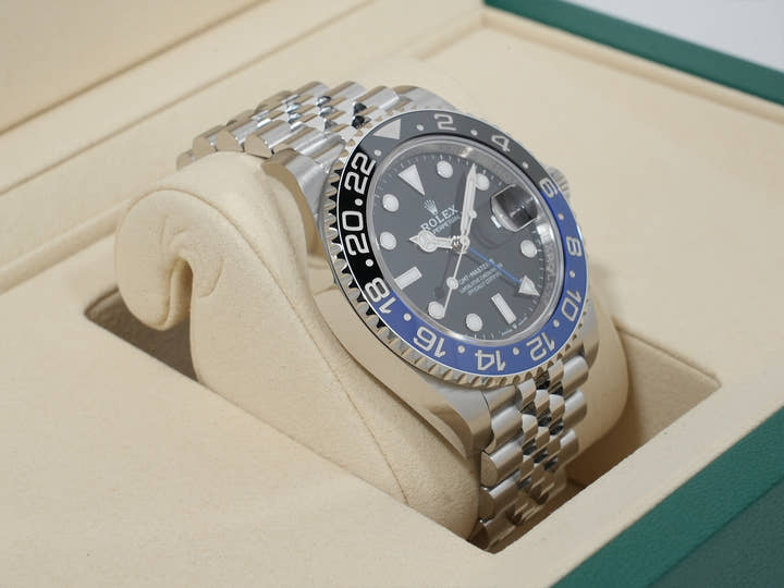 ロレックス GMTマスターII Ref.126710BLNR ステンレススチール ブラック文字盤 ジュビリーブレスレット 未使用 w3q6ddir
