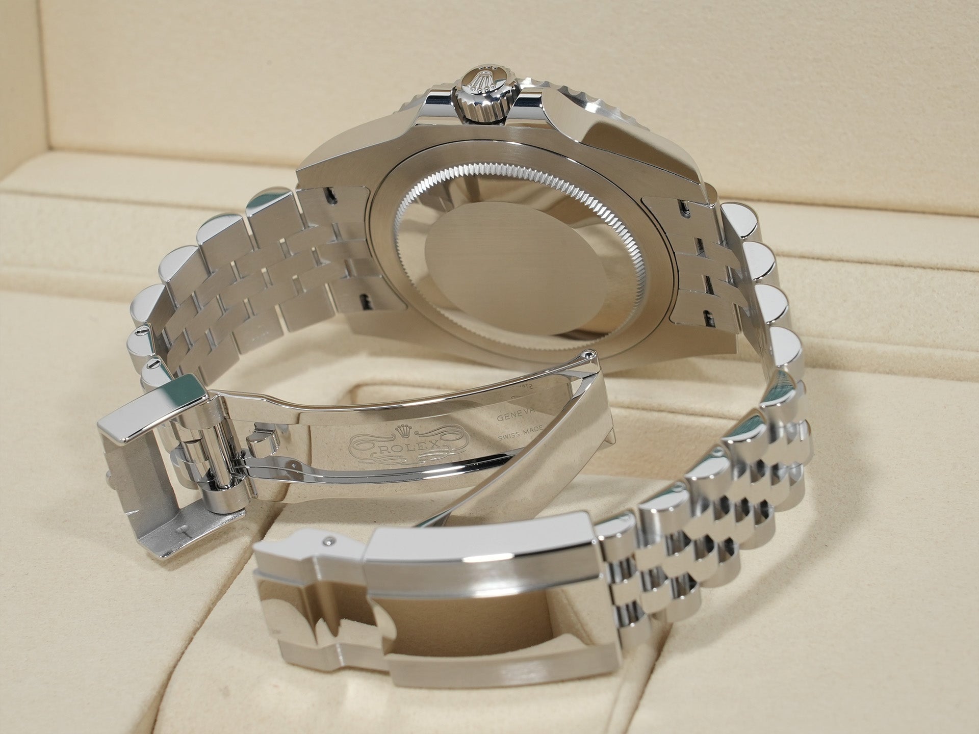 ロレックス GMTマスターII Ref.126710BLNR ステンレススチール ブラック文字盤 ジュビリーブレスレット 未使用 w3q6ddir