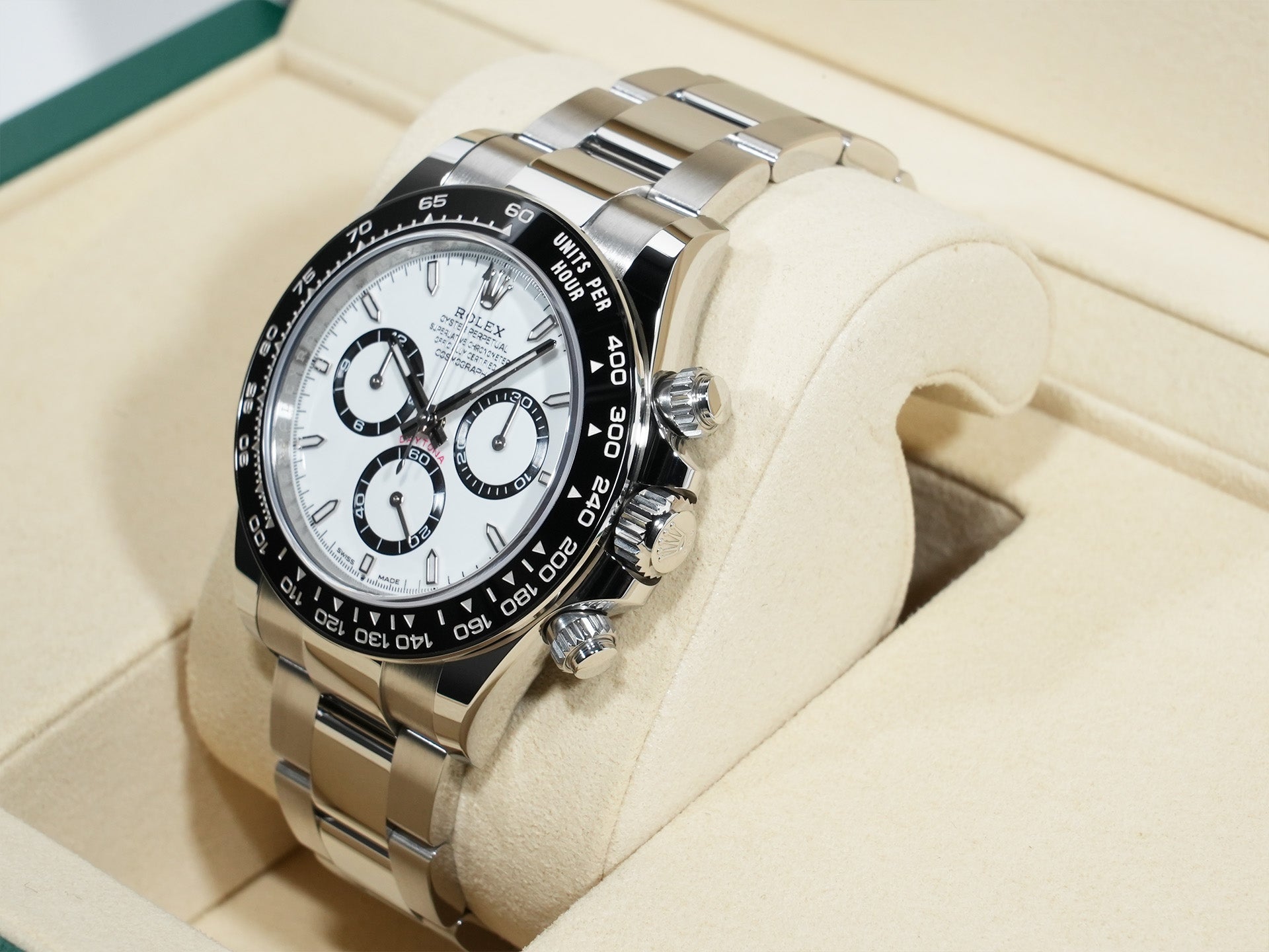 ロレックス デイトナ Ref.126500LN ステンレススチール ホワイト文字盤 未使用 fd34ystp