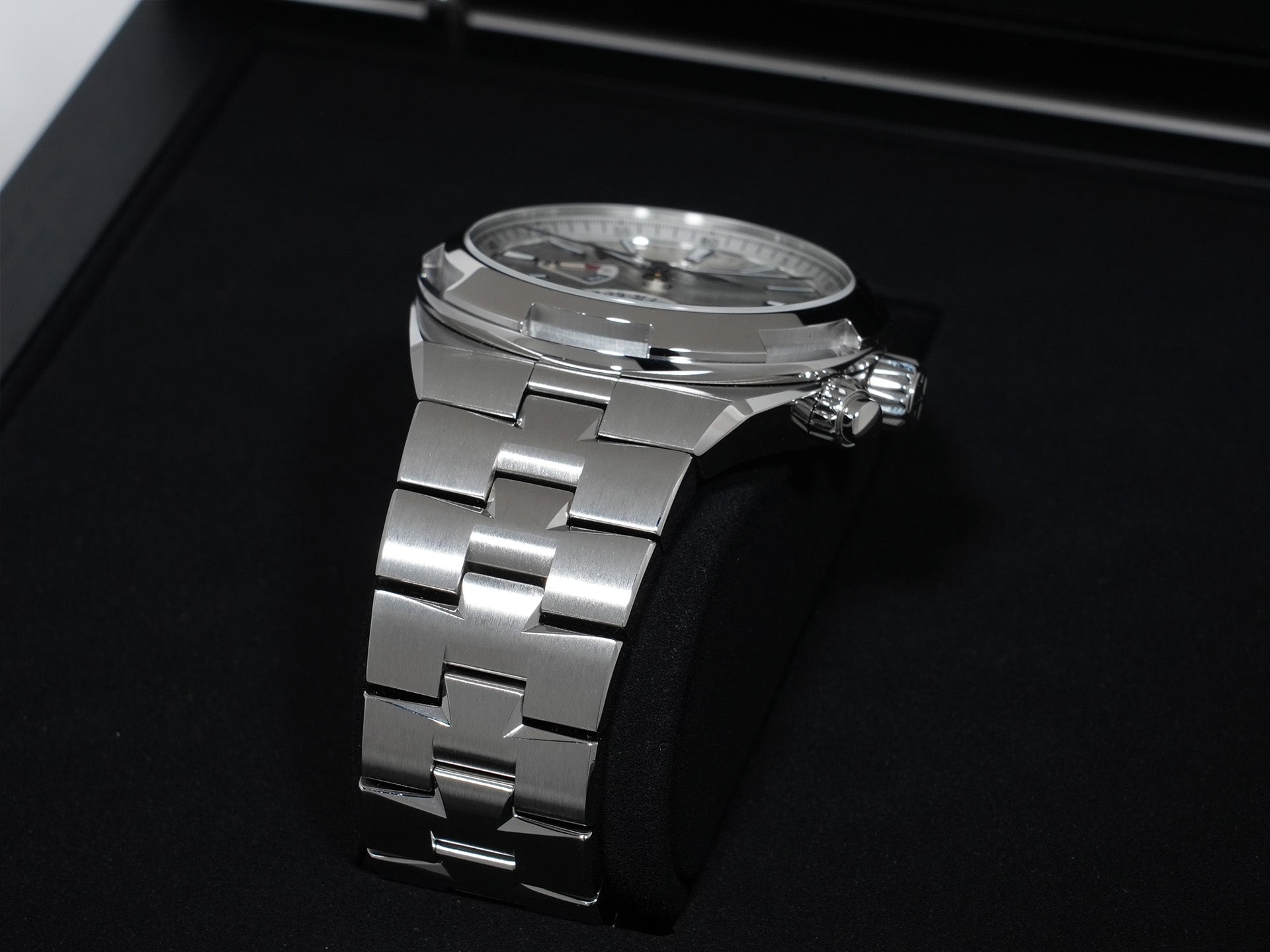 ヴァシュロンコンスタンタン オーヴァーシーズ デュアルタイム Ref.7900V/110A-B333 ステンレススチール シルバー文字盤 極美品 mamsi2bt