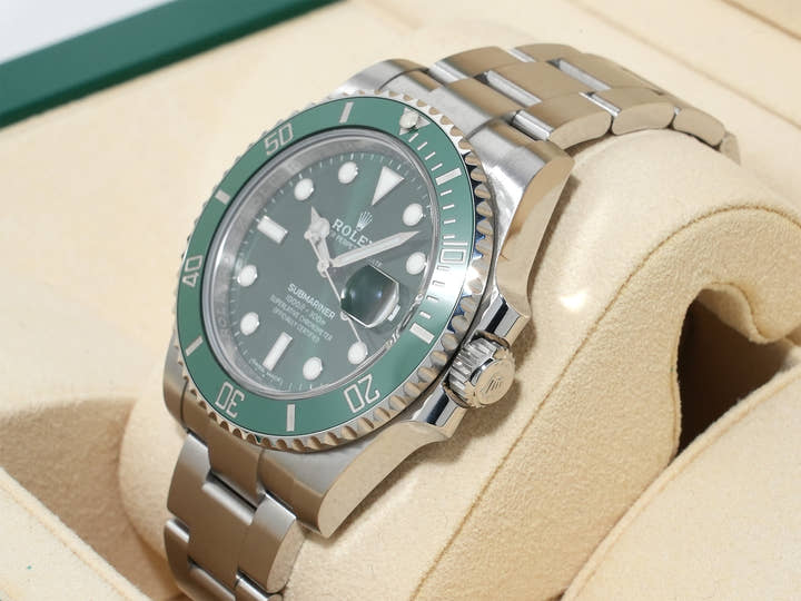 ロレックス サブマリーナー デイト Ref.116610LV ステンレススチール グリーン文字盤 美品 z5f94n2t