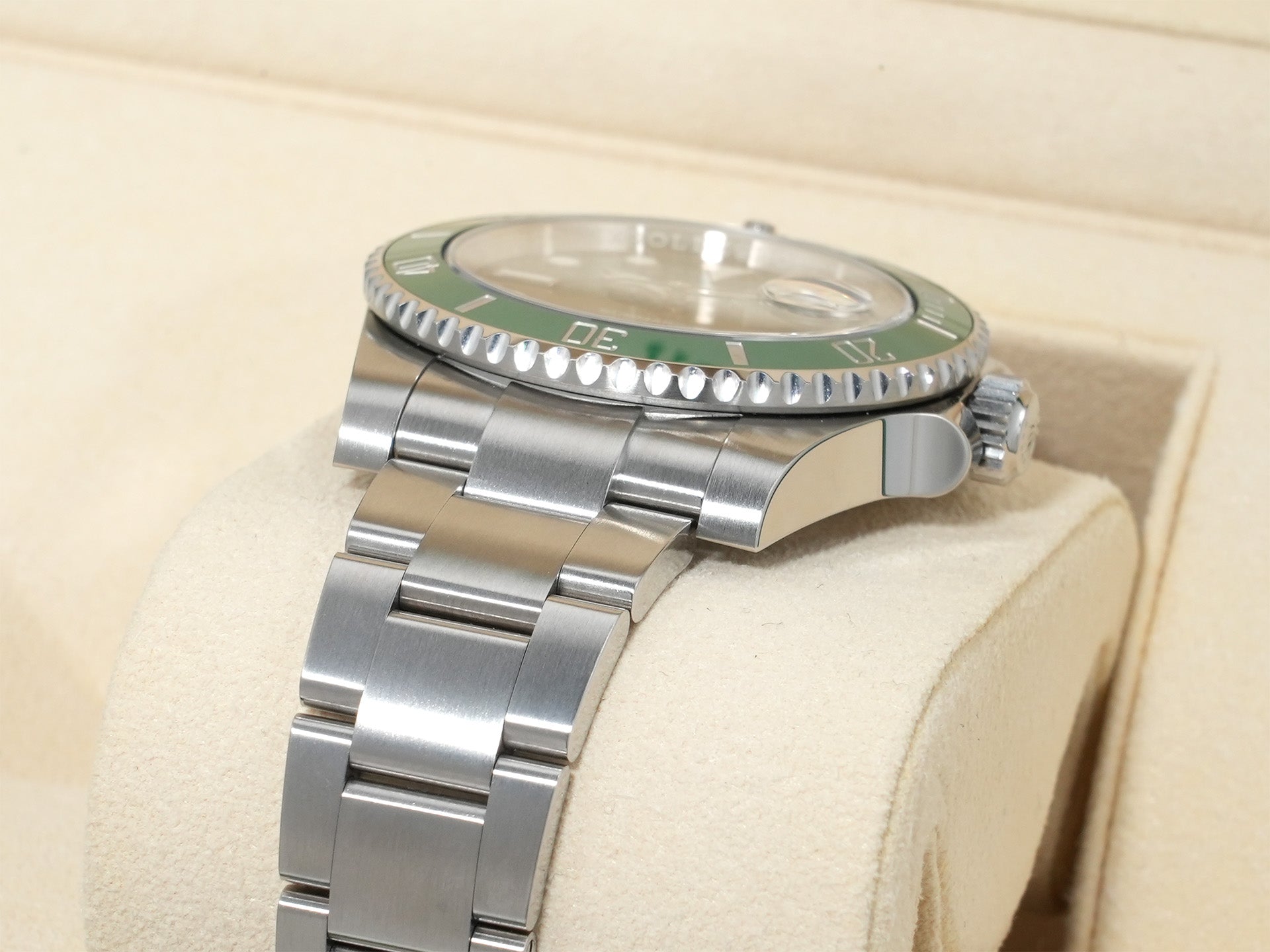 ロレックス サブマリーナー デイト Ref.116610LV ステンレススチール グリーン文字盤 美品 z5f94n2t