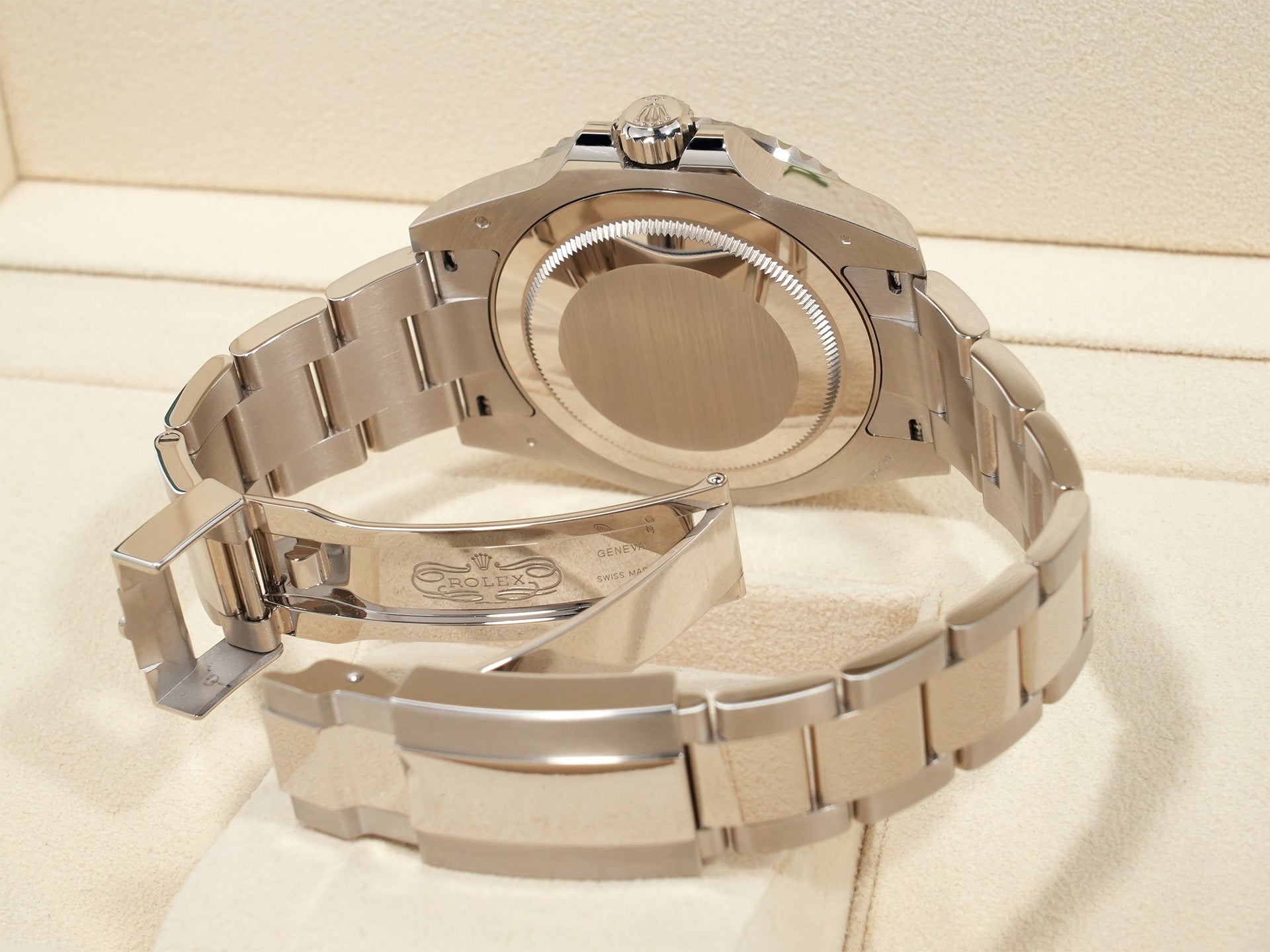 ロレックス GMTマスターII Ref.126719BLRO ホワイトゴールド ミッドナイトブルー文字盤 オイスターブレスレット 美中古 ic7z5gyy