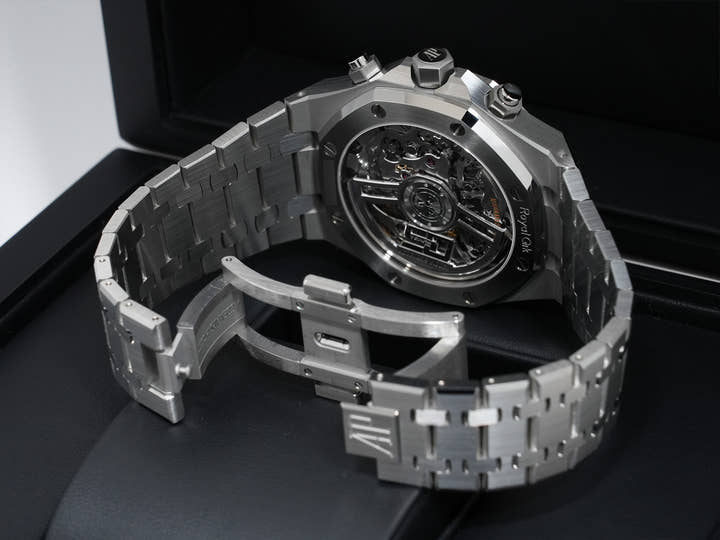 オーデマピゲ ロイヤルオーク クロノグラフ 50周年記念 Ref.26240ST.OO.1320ST.02 ステンレススチール ブラック文字盤 美中古 fj6963ca