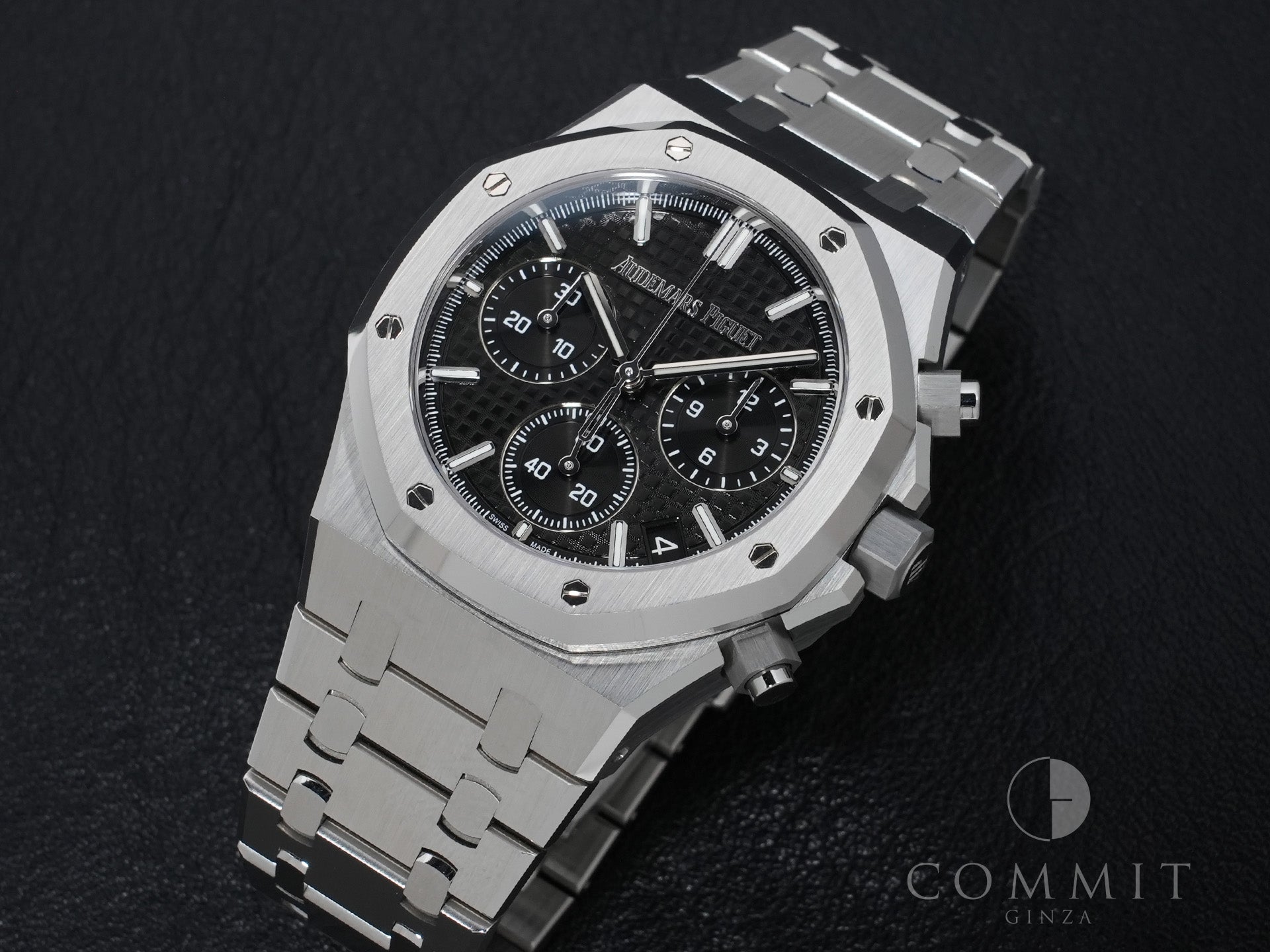 オーデマピゲ ロイヤルオーク クロノグラフ 50周年記念 Ref.26240ST.OO.1320ST.02 ステンレススチール ブラック文字盤 美中古 fj6963ca