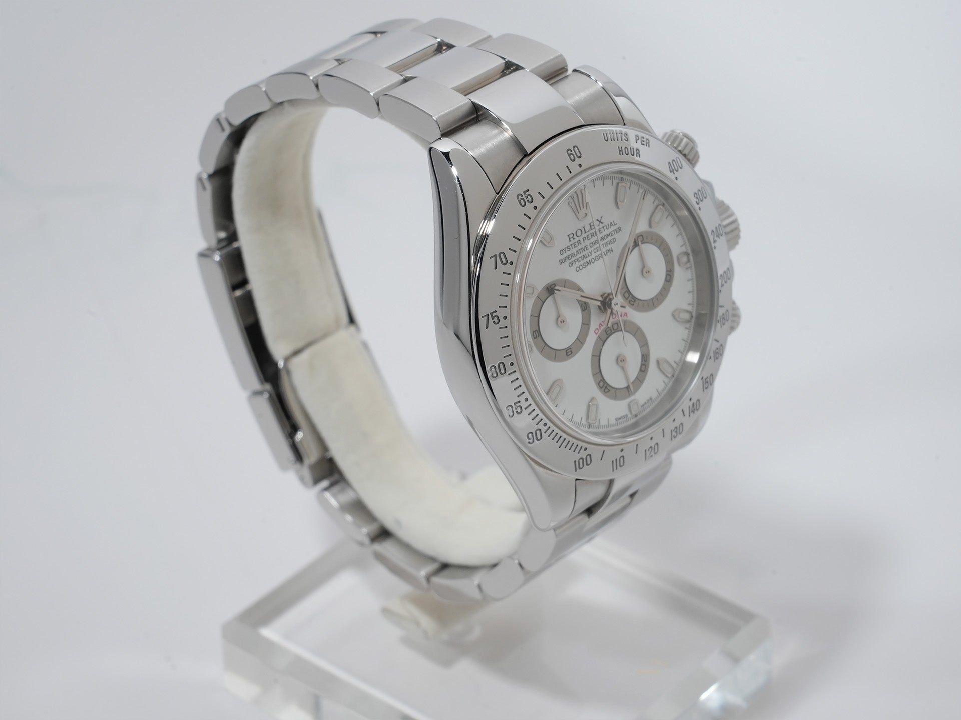 Pre-owned Rolex Daytona Ref. 116520 Stainless Steel White Dial kjxovadx