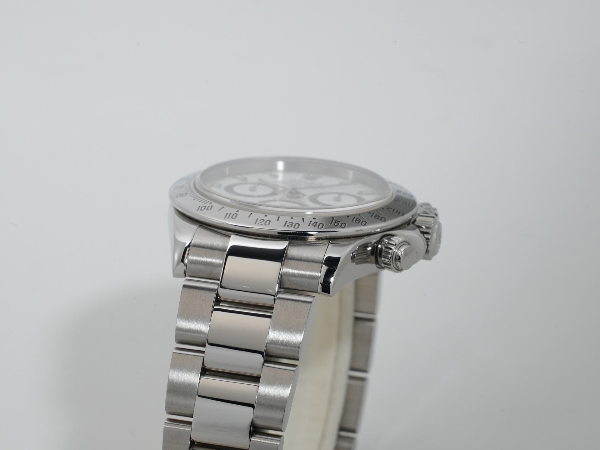 Pre-owned Rolex Daytona Ref. 116520 Stainless Steel White Dial kjxovadx