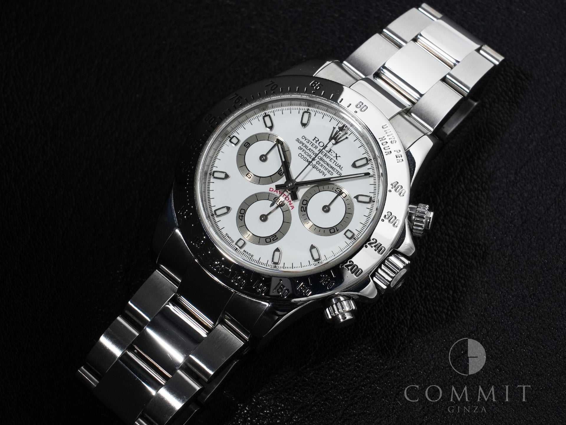 Pre-owned Rolex Daytona Ref. 116520 Stainless Steel White Dial kjxovadx