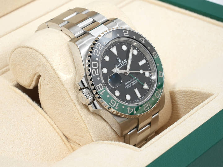 ロレックス GMTマスターII Ref.126720VTNR ステンレススチール ブラック文字盤 オイスターブレスレット 中古 9mzxfczq